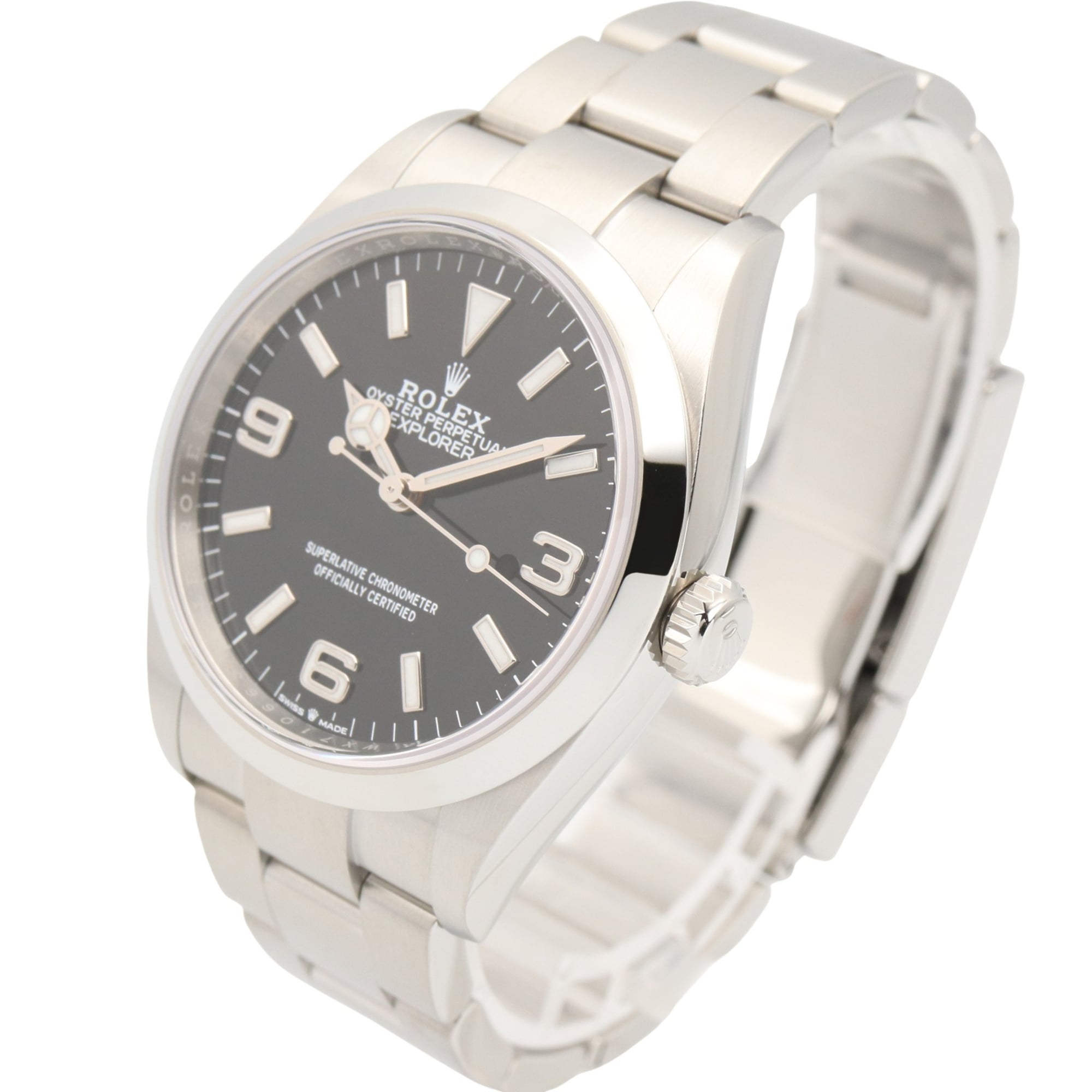 Rolex Explorer 124270 Black Dial 36mm Watch