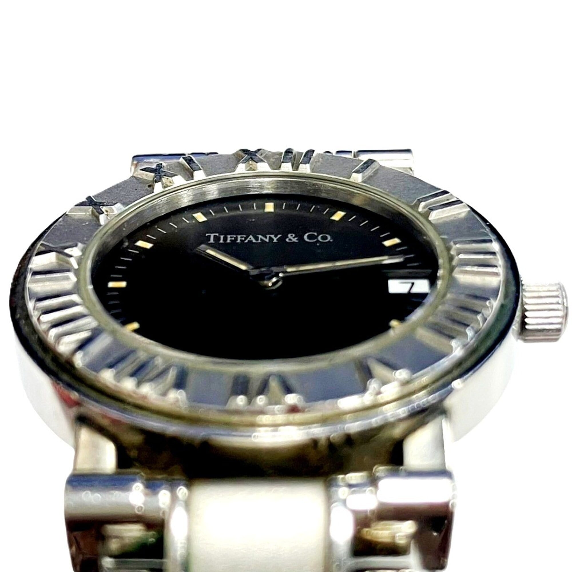 Tiffany & Co. Atlas watch, total weight 51.2g, stainless steel, quartz