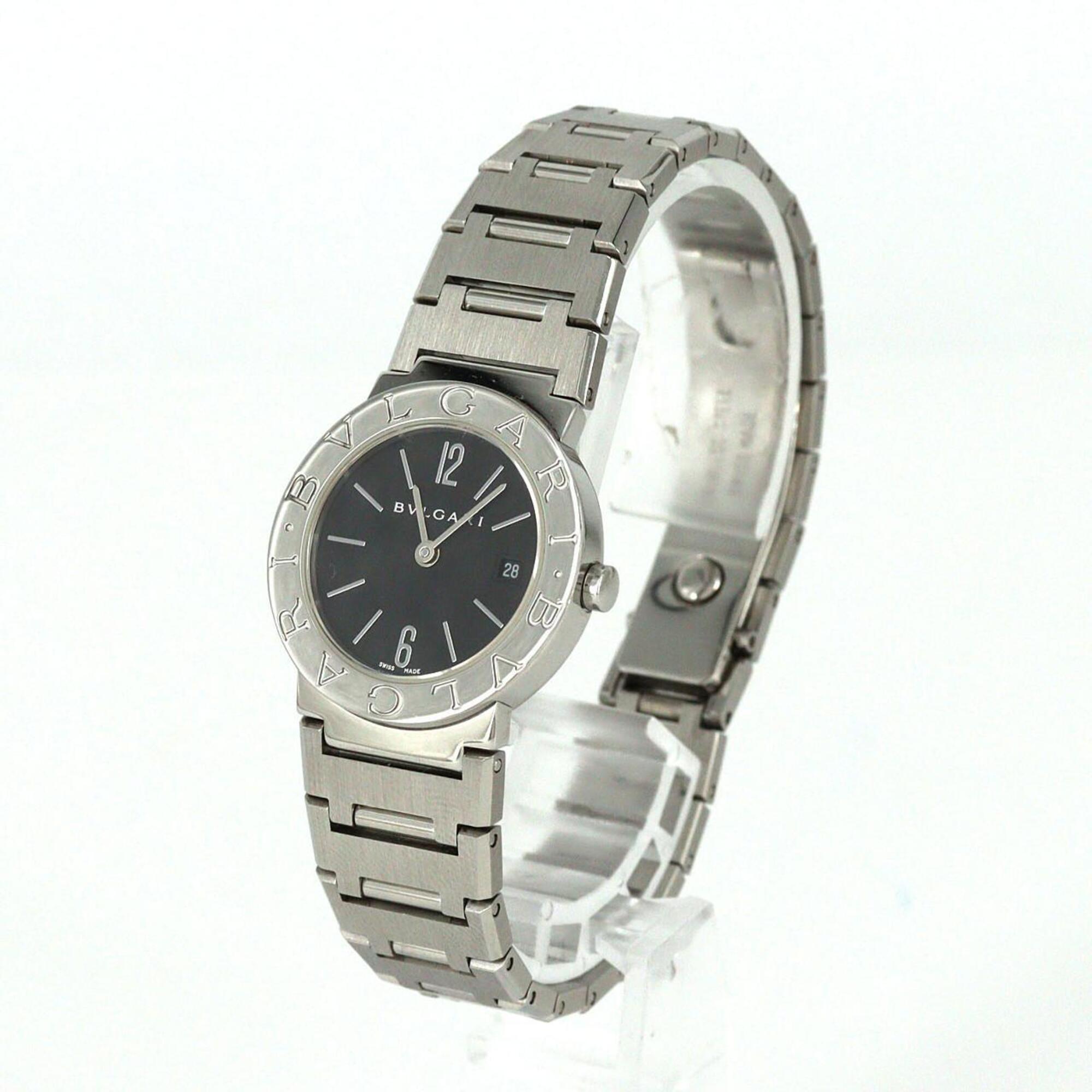 Bvlgari Bulgari BB26SS/BB26SSD Black Dial 26mm Watch