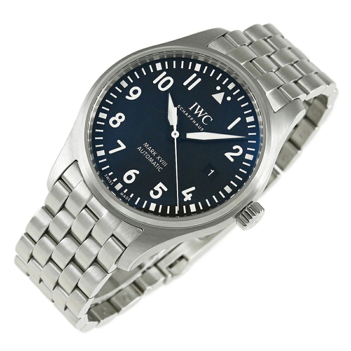 IWC Pilot Mark XVIII IW327009 Schwarz Zifferblatt 40mm Uhr