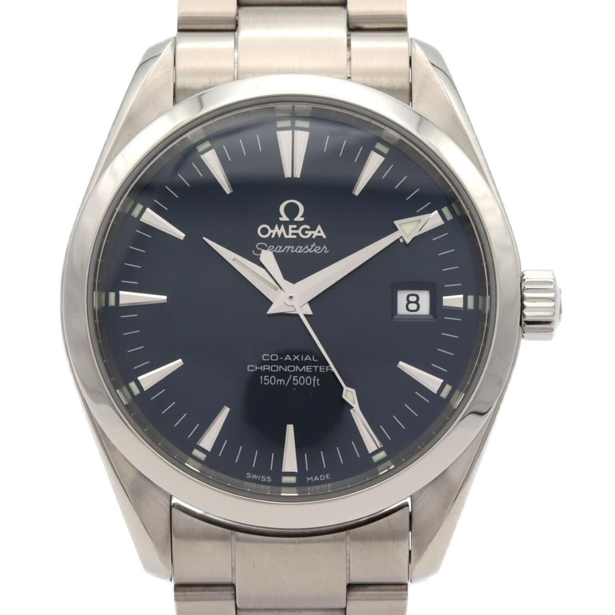 Omega Seamaster Aqua Terra 2503.8 mit blauem Zifferblatt 39mm Uhr