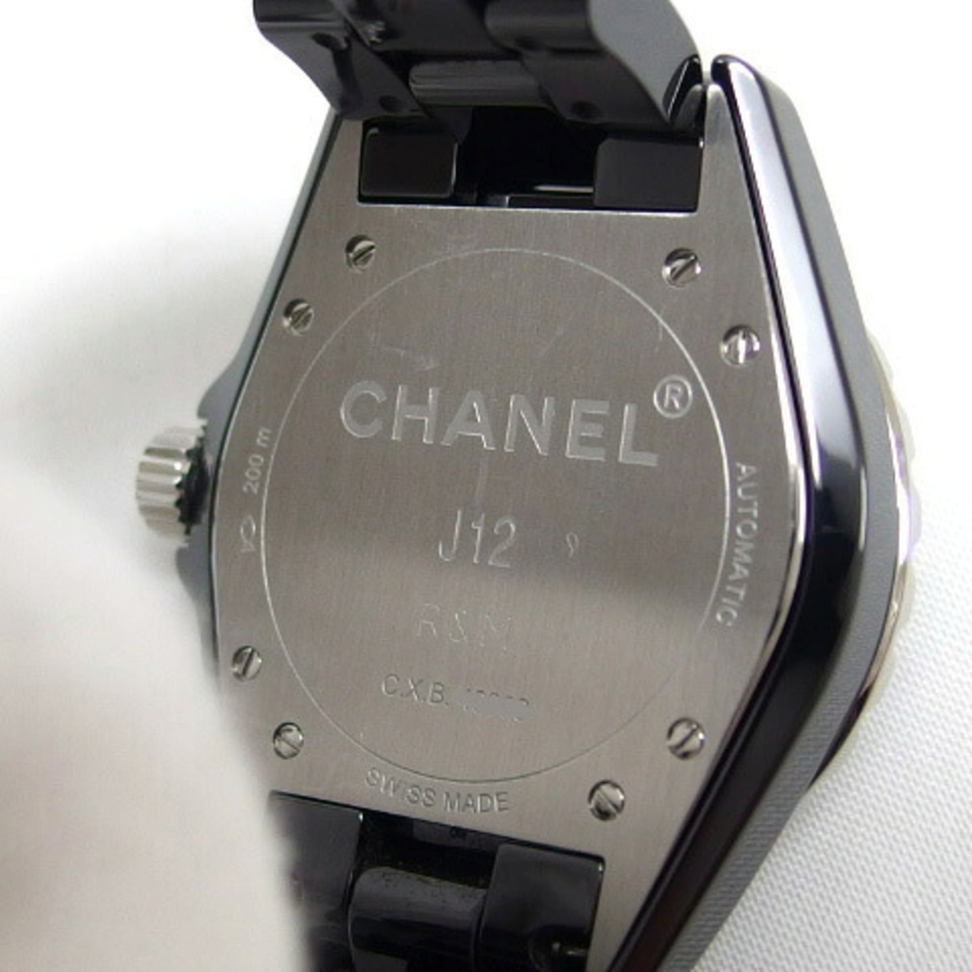 Chanel J12 H0685 Black Dial 38mm Watch