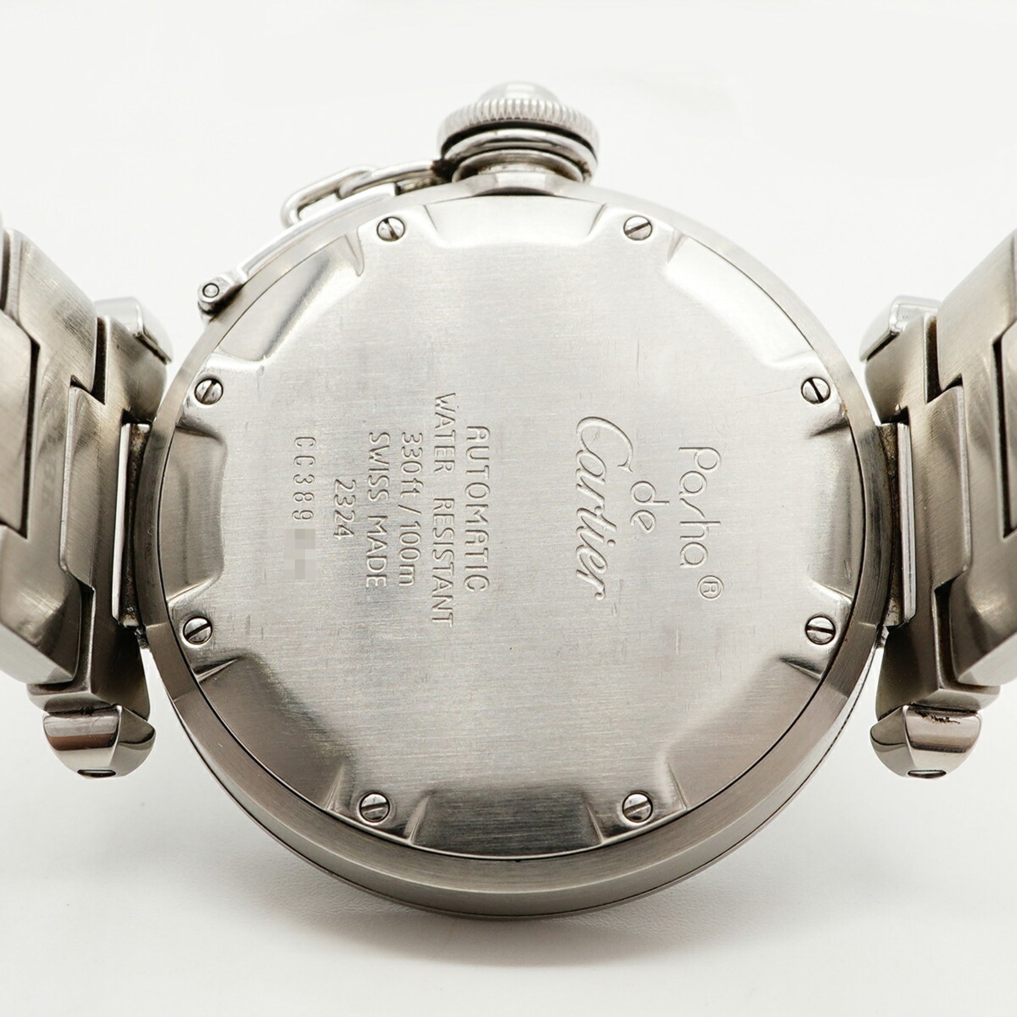Cartier Pasha W31024M7 Orange Dial 35mm Watch