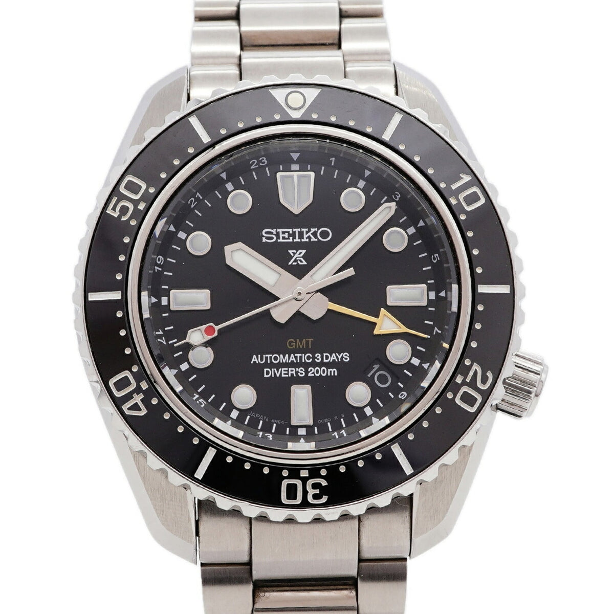 Seiko Prospex Divers 1968 Heritage GMT SBEJ011/6R54-00D0 Horloge met zwarte wijzerplaat, 42 mm