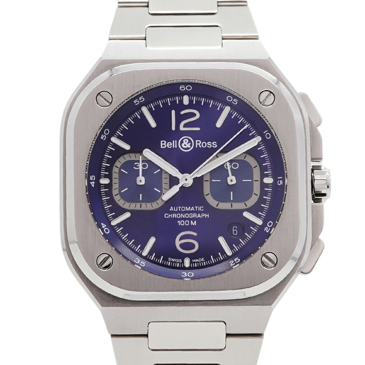 Bell & Ross BR 05 Chrono Blue Steel BR05C-BU-ST/SST Blue Dial 42mm Watch