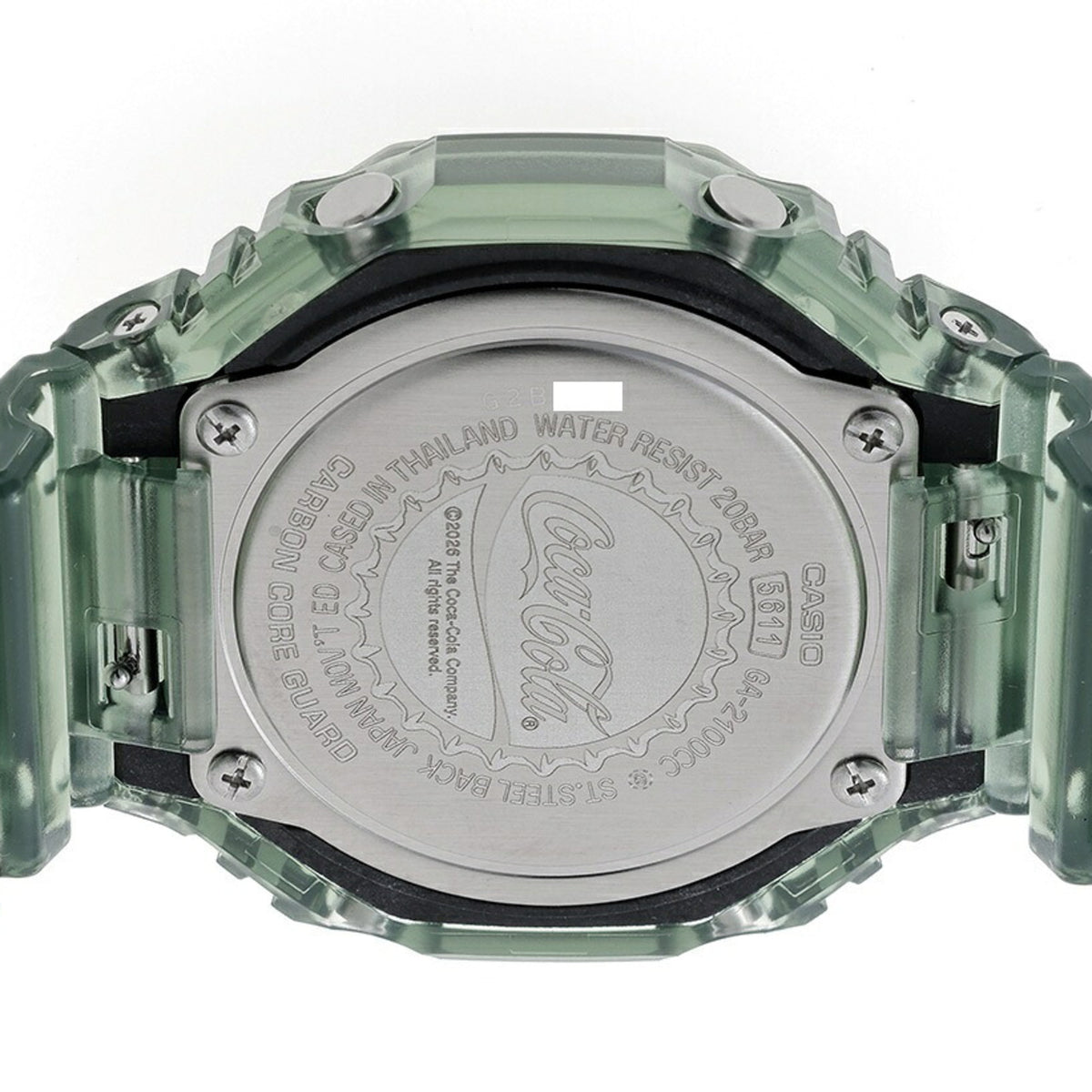 Casio G-SHOCK Serie 2100, Coca-Cola-Kooperationsmodell GA-2100CC-3AJR Braun Zifferblatt 45 mm Uhr