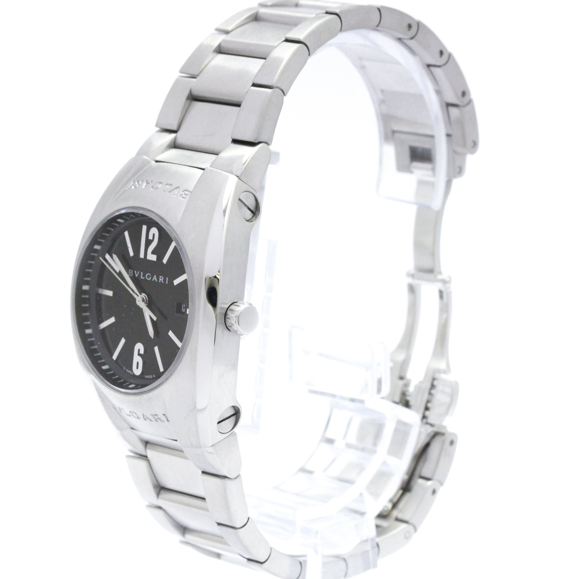 Bulgari Ergon EG30S Black Dial 30mm Watch