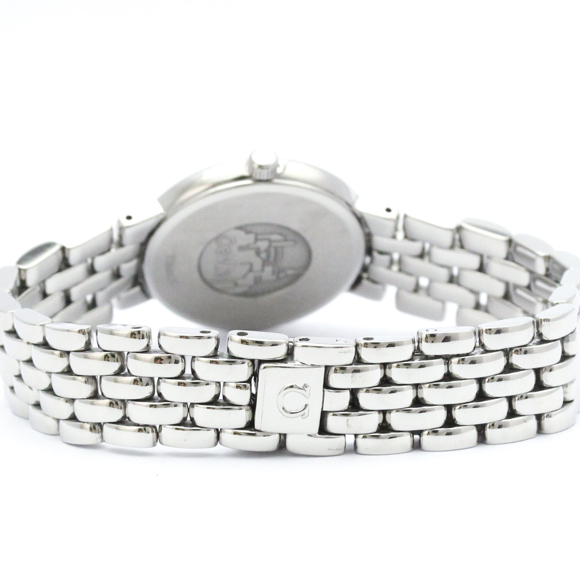 OMEGA De Ville Prestige stalen quartz dameshorloge 7560.31