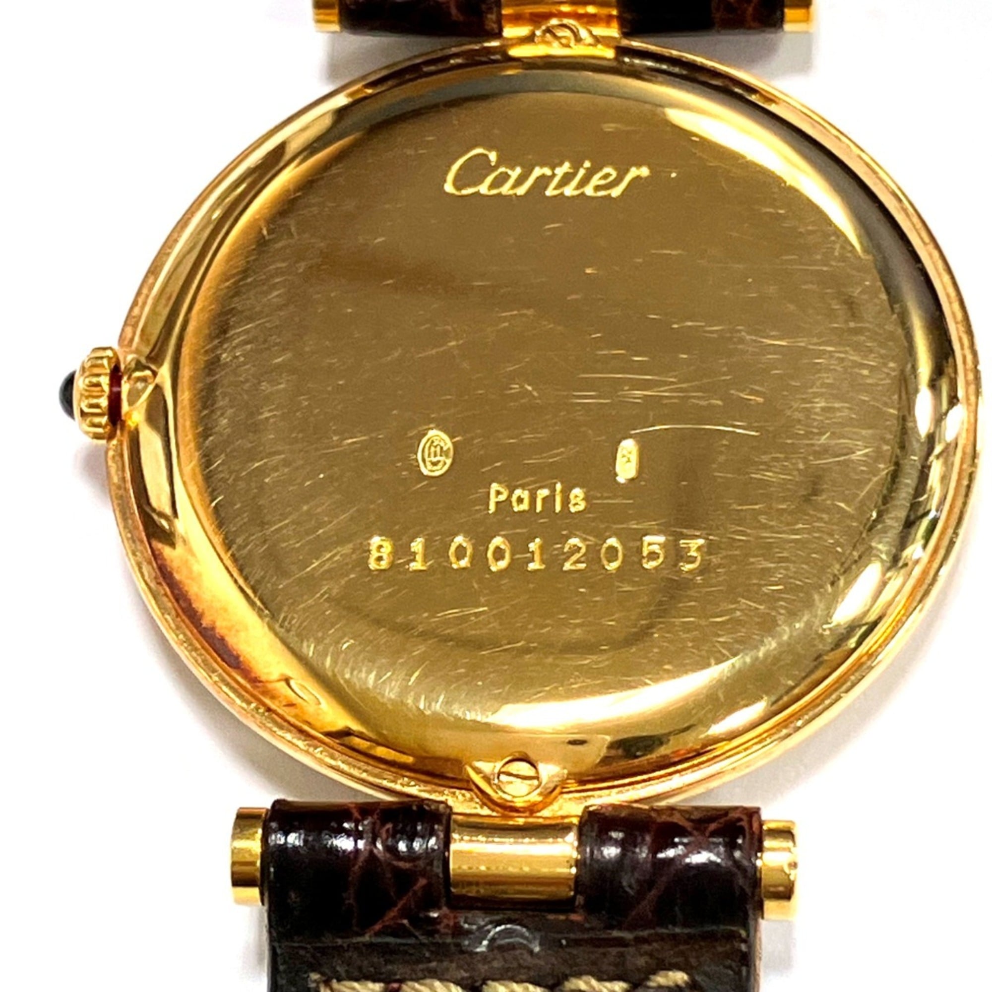 Cartier Vendome Louis LM 81001 White Dial 30mm Watch