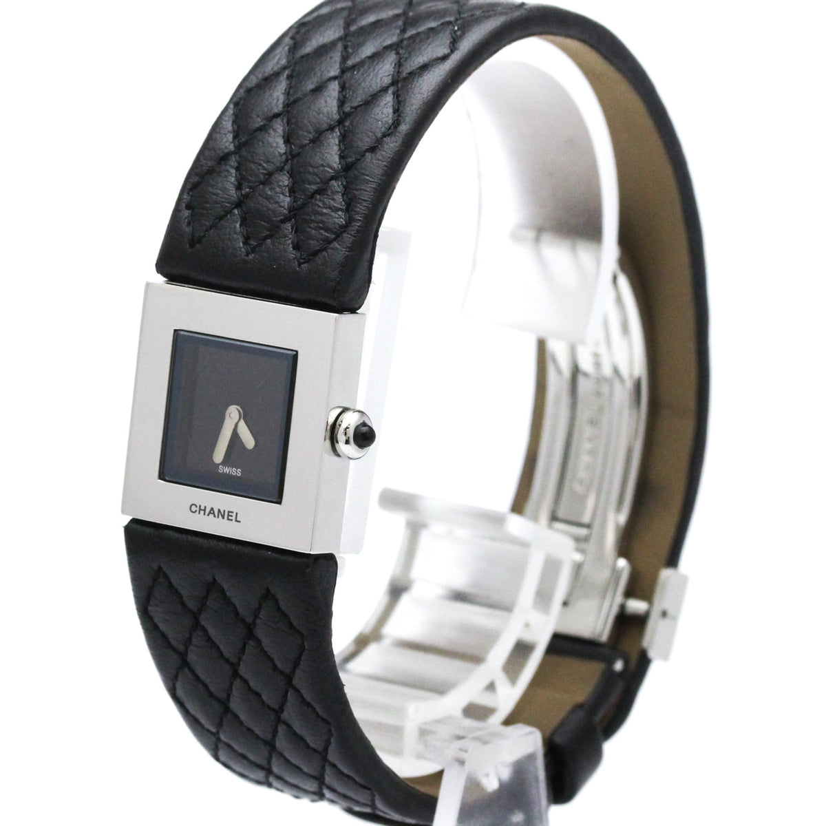 Chanel Matelasse H0116 Schwarz Zifferblatt 19 mm Uhr