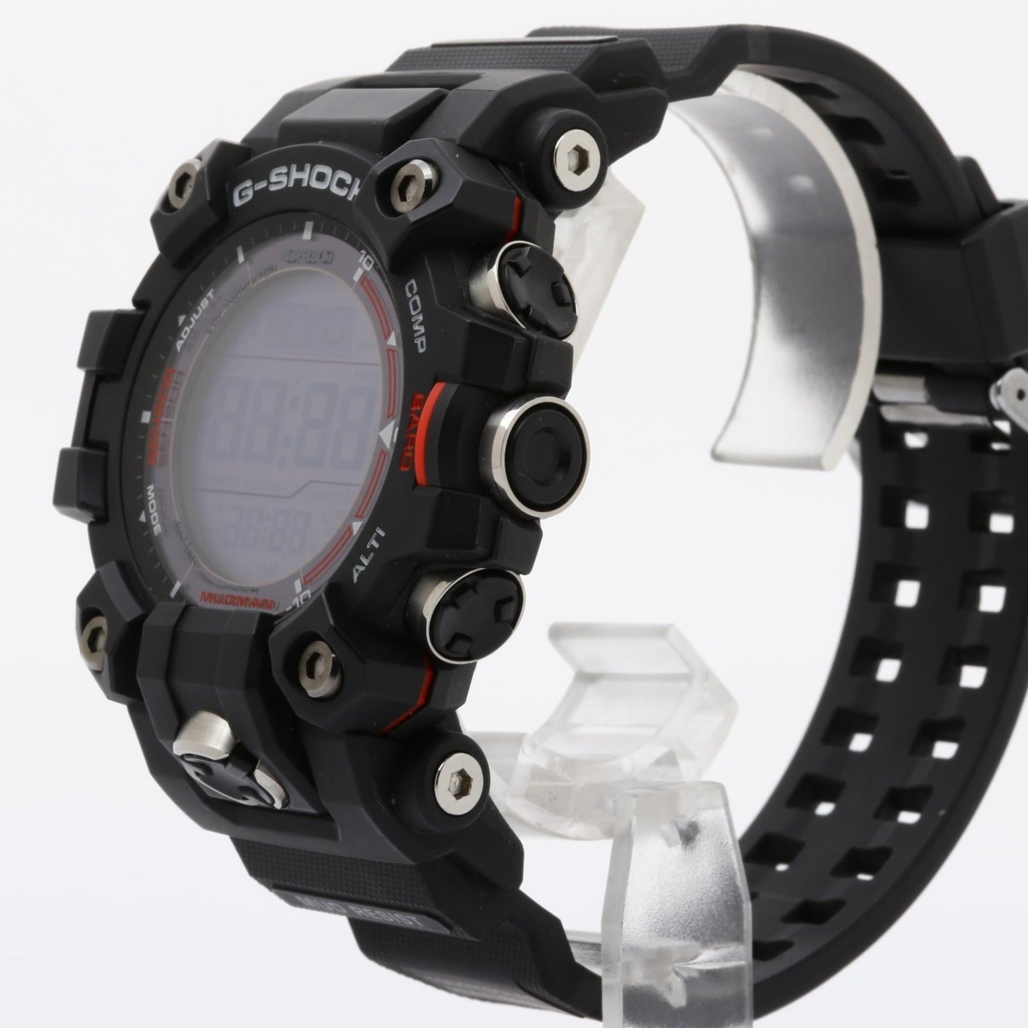 CASIO G-SHOCK Master of G - LAND MUDMAN GW-9500-1JF Black Resin x Stainless Steel Men's Solar Radio-Controlled Watch