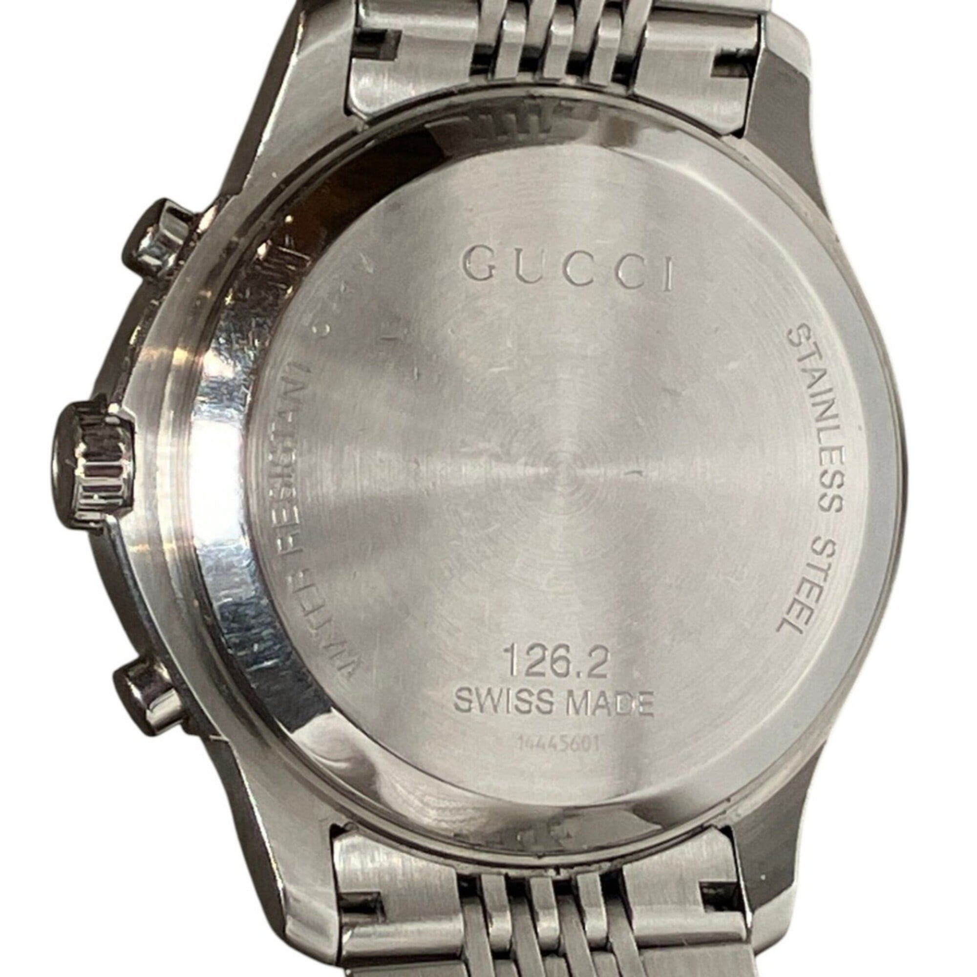 Gucci G-Timeless total weight 182g stainless steel automatic black dial 126.2