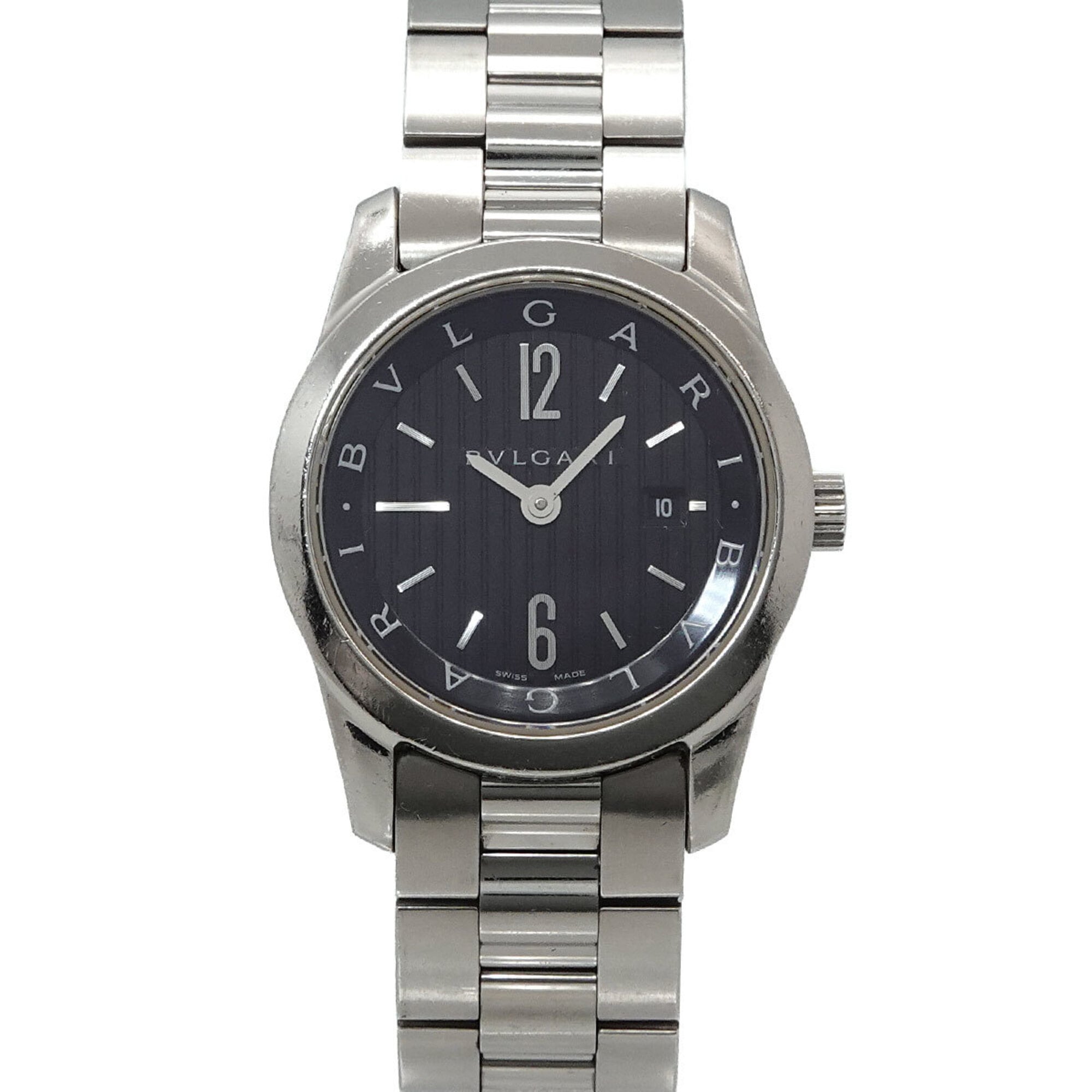 Bulgari BVLGARI ST30S Black Dial 30mm Watch
