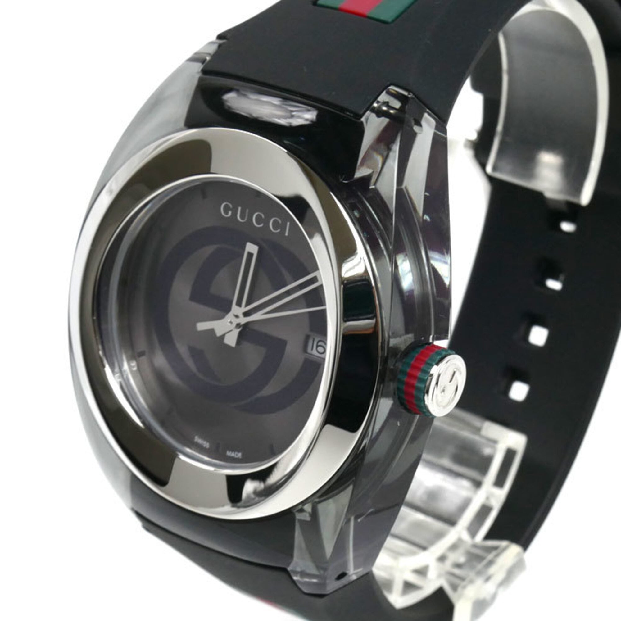 Montre Gucci Sync à piles YA137116, cadran de 46 mm