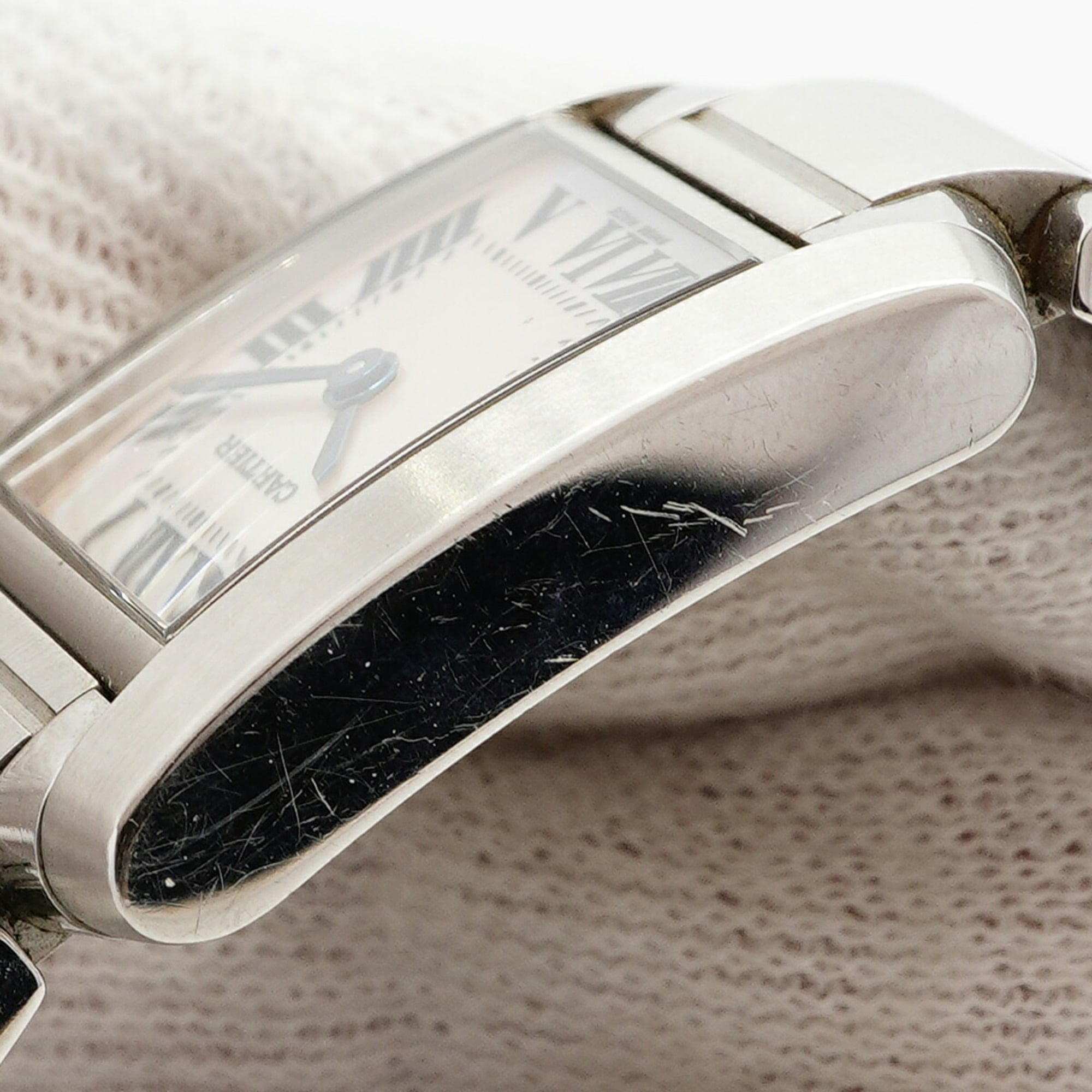 Cartier Tank W51028Q3 Pink Dial 20mm Watch