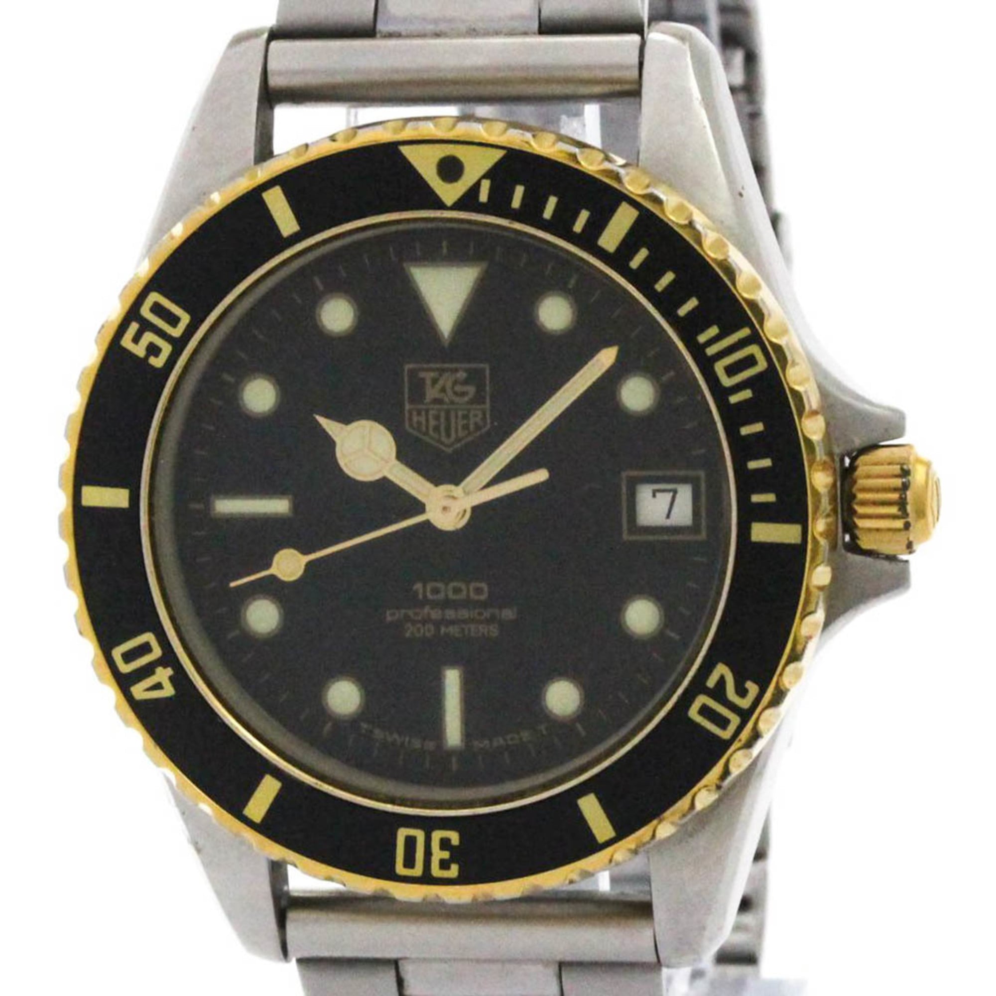 TAG HEUER 1000 Professional Gold Plated Steel 980.020