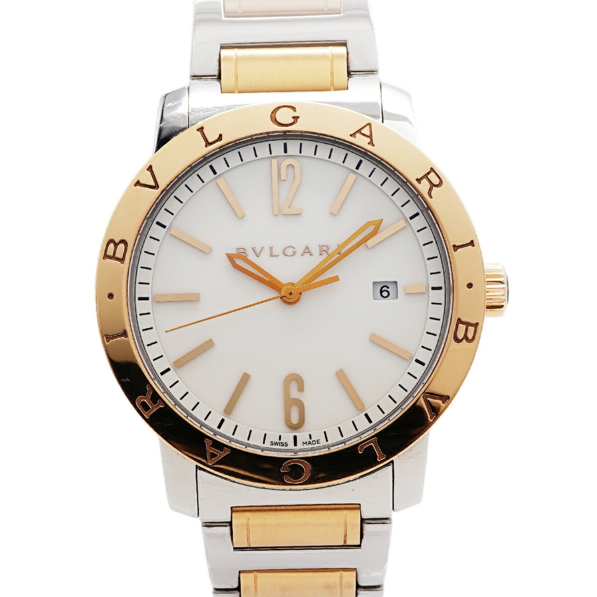 Bvlgari Combination BB41SPG White Dial 41mm Watch