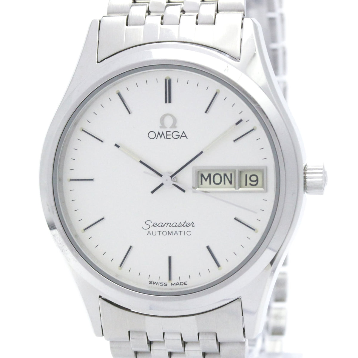 Omega Seamaster 1660279 Silver Dial 34mm Watch