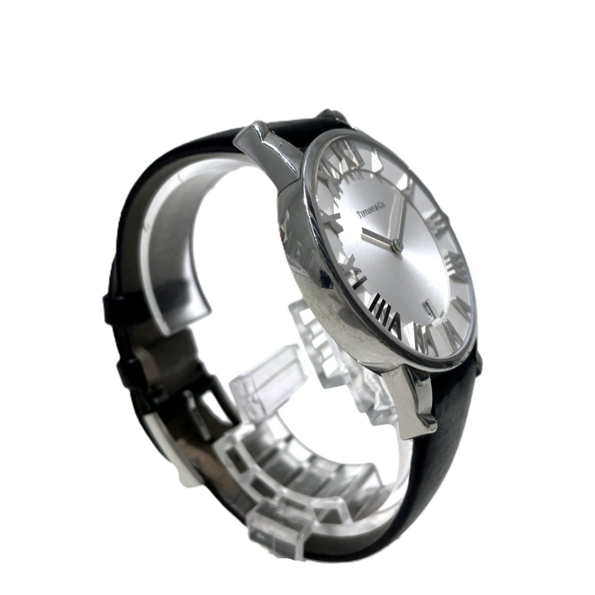 Tiffany & Co. Atlas Dome Z1800.11.102A21A52A Silber Zifferblatt 27 mm Uhr