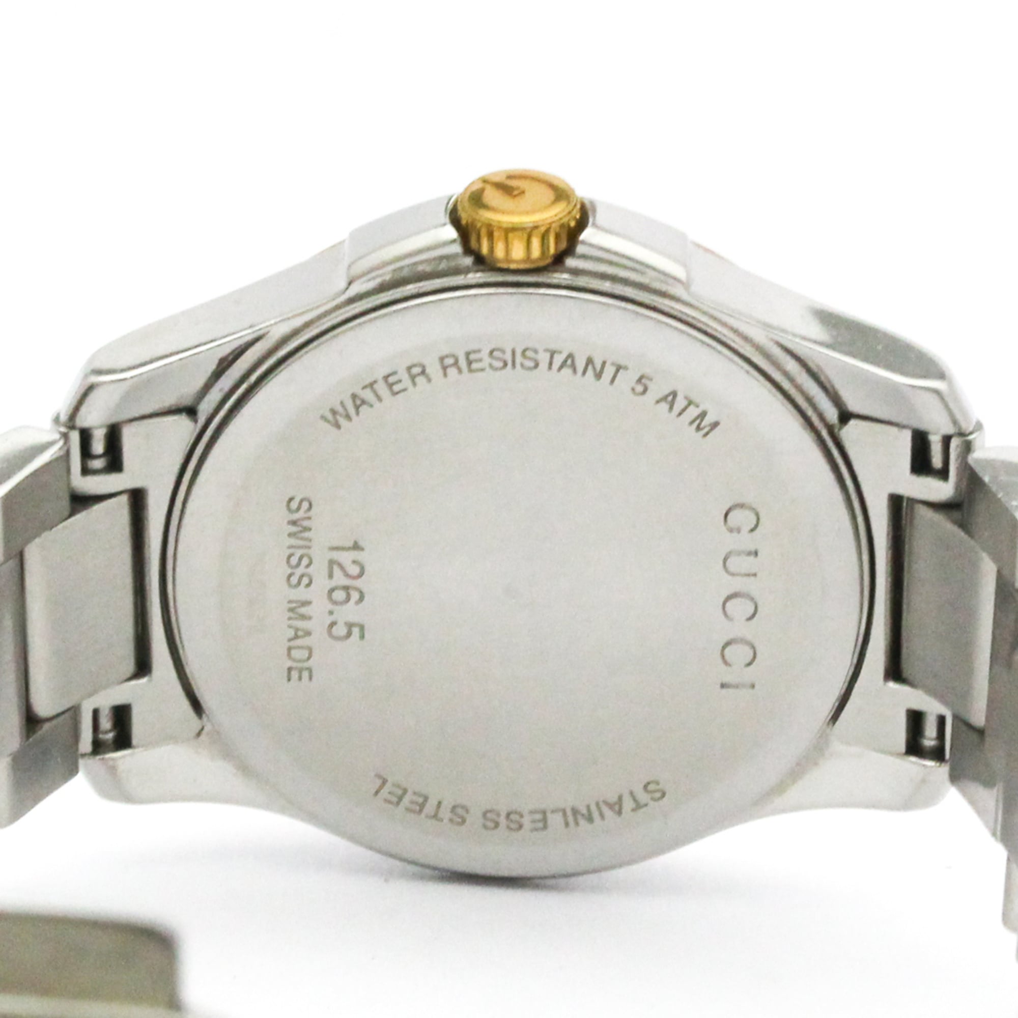 GUCCI G-Timeless roze verguld stalen quartz dameshorloge YA126528 126,5