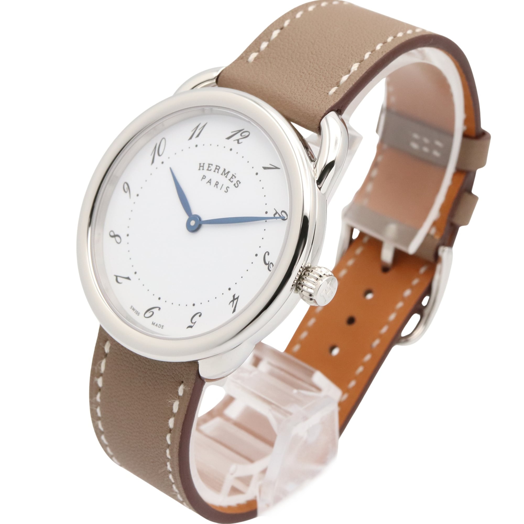 Hermes Arceau AR5.510 White Dial Stainless steel 35mm Watch