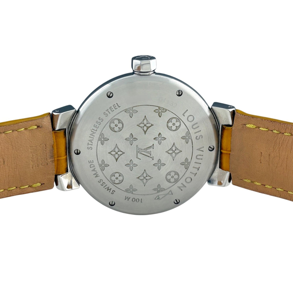 Louis Vuitton Tambour GMT Q1132 Brown Dial 39mm Watch
