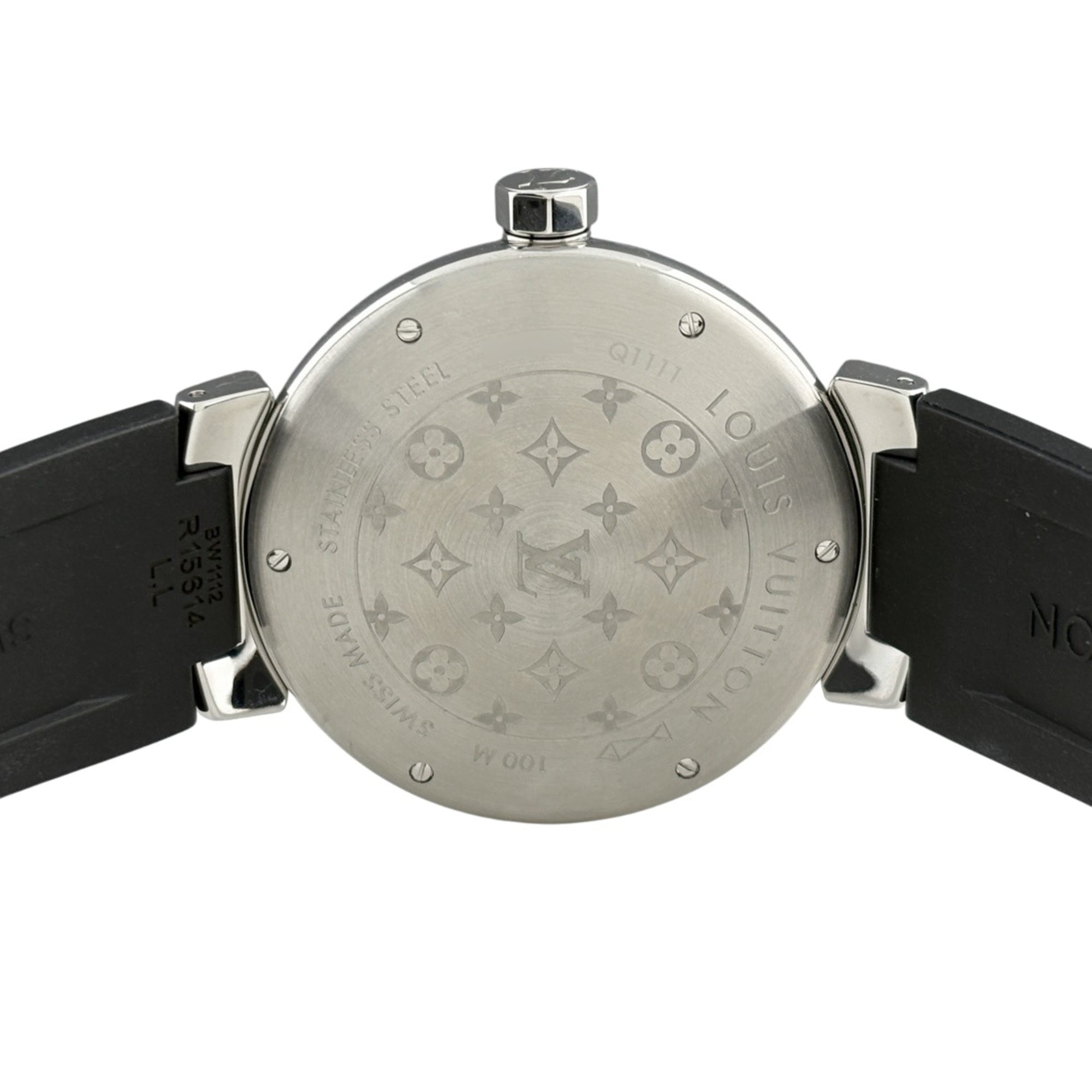 Louis Vuitton Tambour Q1111 met bruine wijzerplaat 39mm Horloge