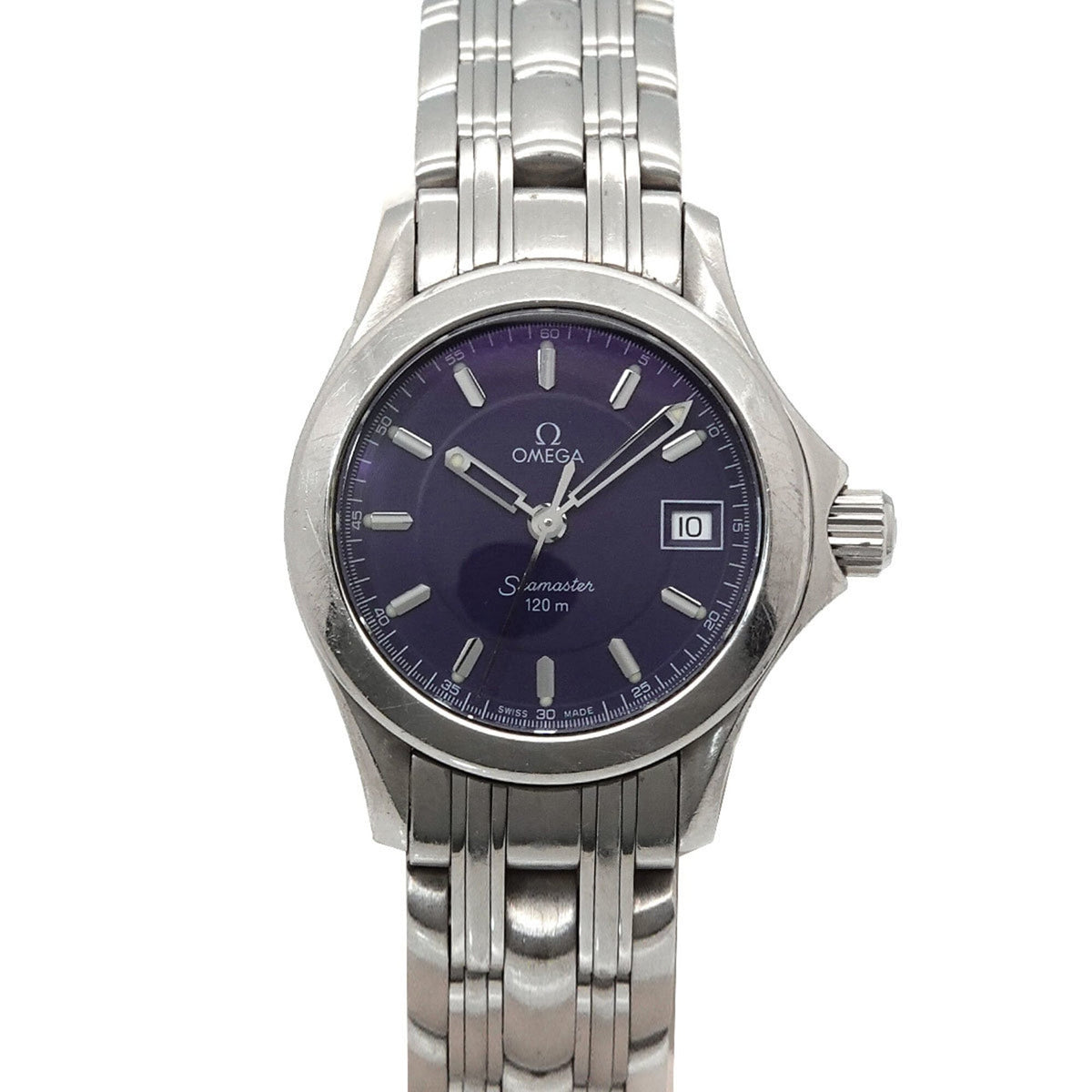 Omega Seamaster 120 Jacques Mayol 2587, blaues Zifferblatt, 26 mm Uhr