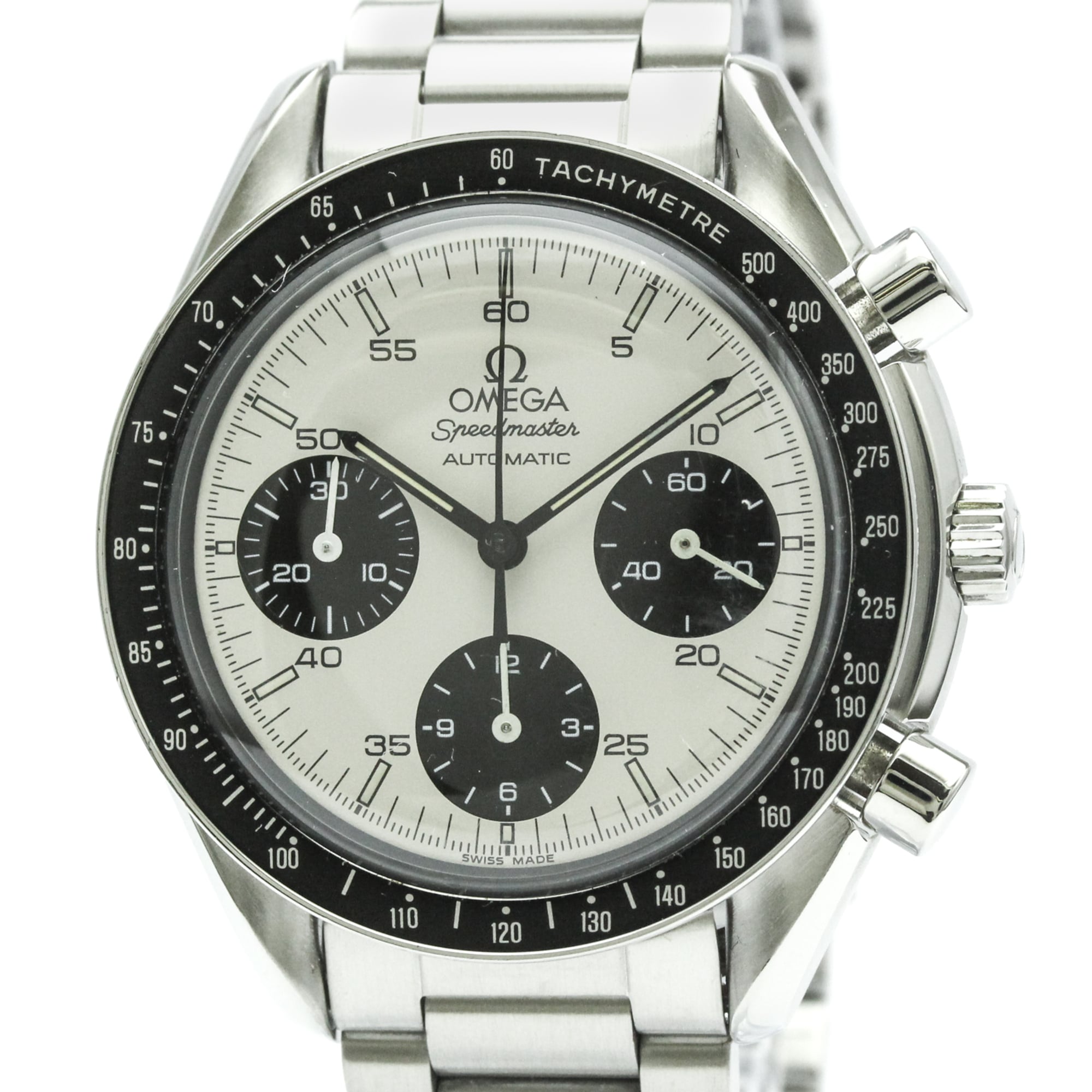 Omega Speedmaster 3510.21 White Dial 39mm Watch
