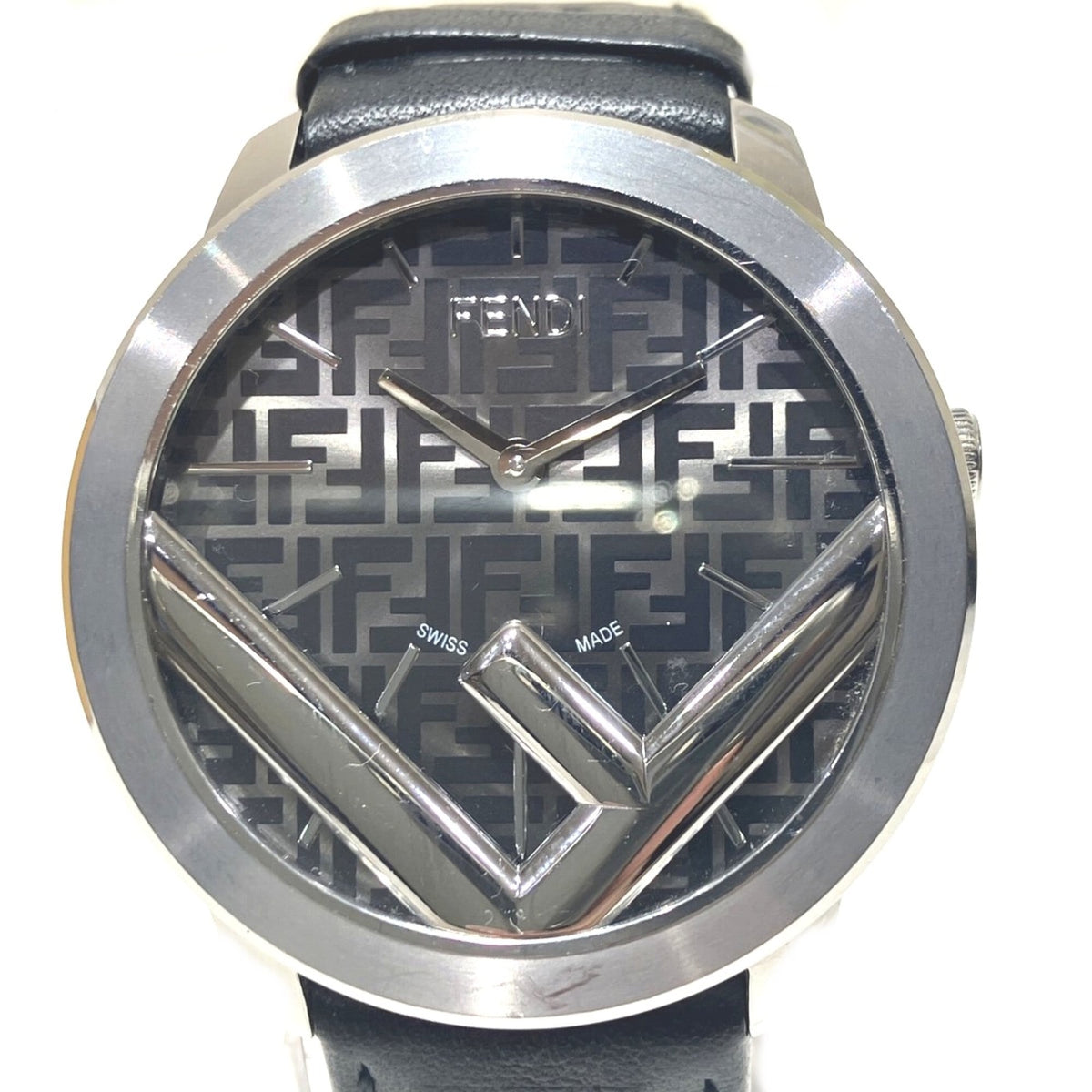 Fendi Runaway F is 010-71000L-945 Gray Dial 40mm Watch