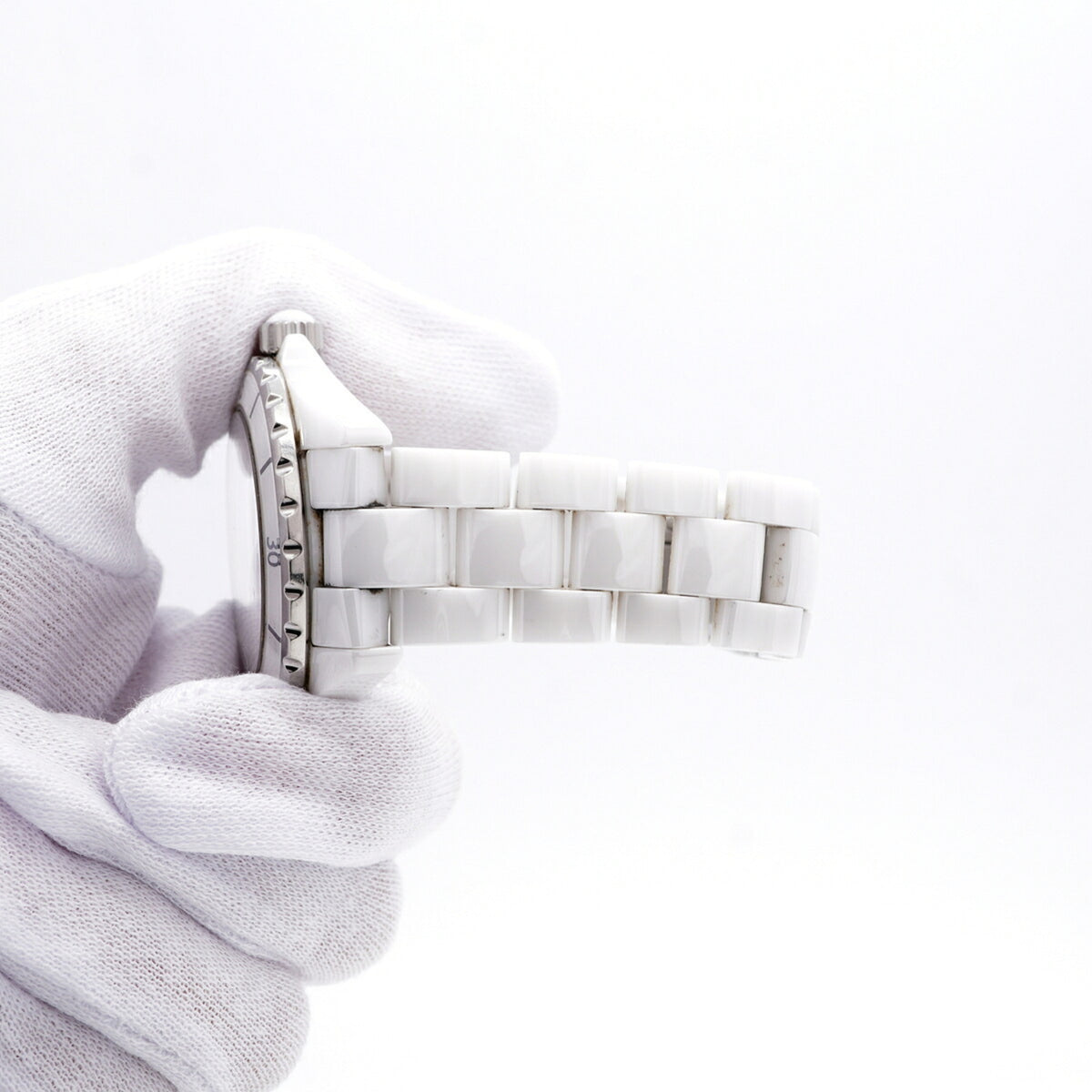 Montre Chanel J12 12P Diamond H1629 Blanc cadran 38 mm