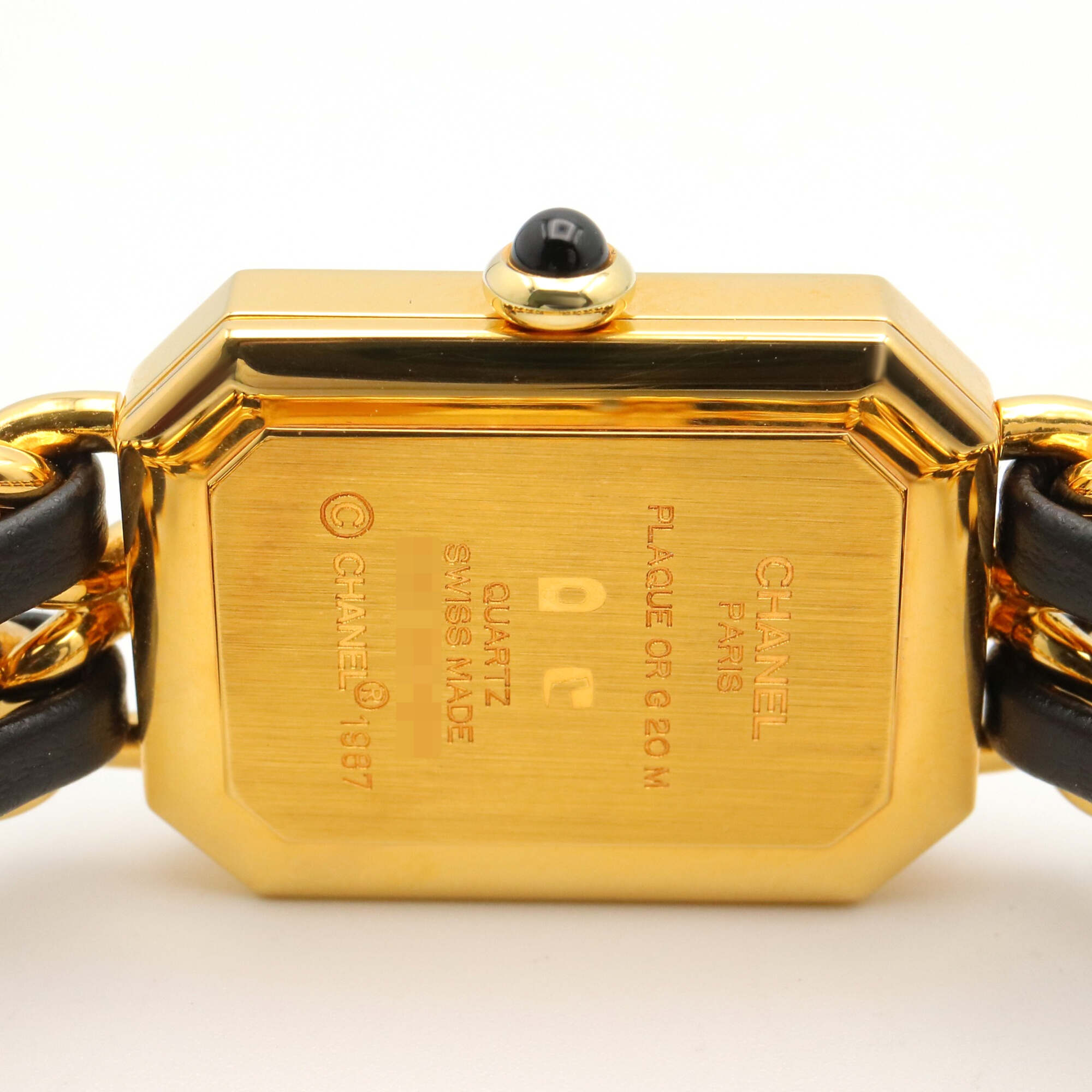 Chanel CHANEL Première S H0001 Horloge met zwarte wijzerplaat, 20 mm
