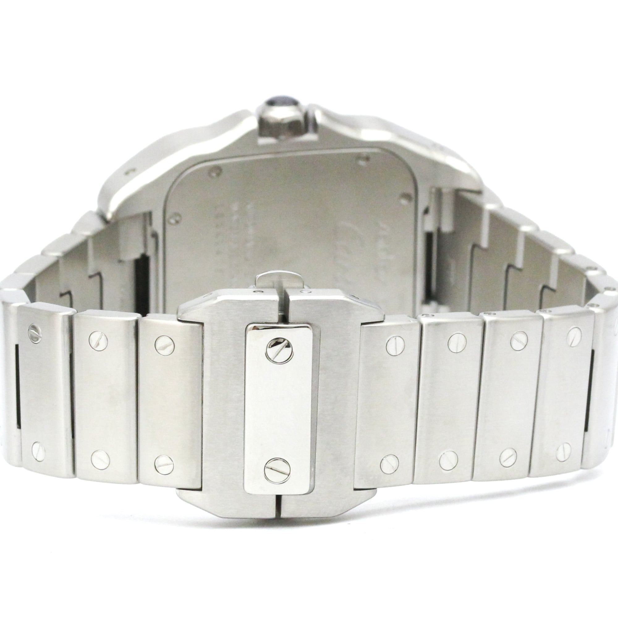 Montre Cartier Santos 100 W200737G, cadran argenté, 41 mm