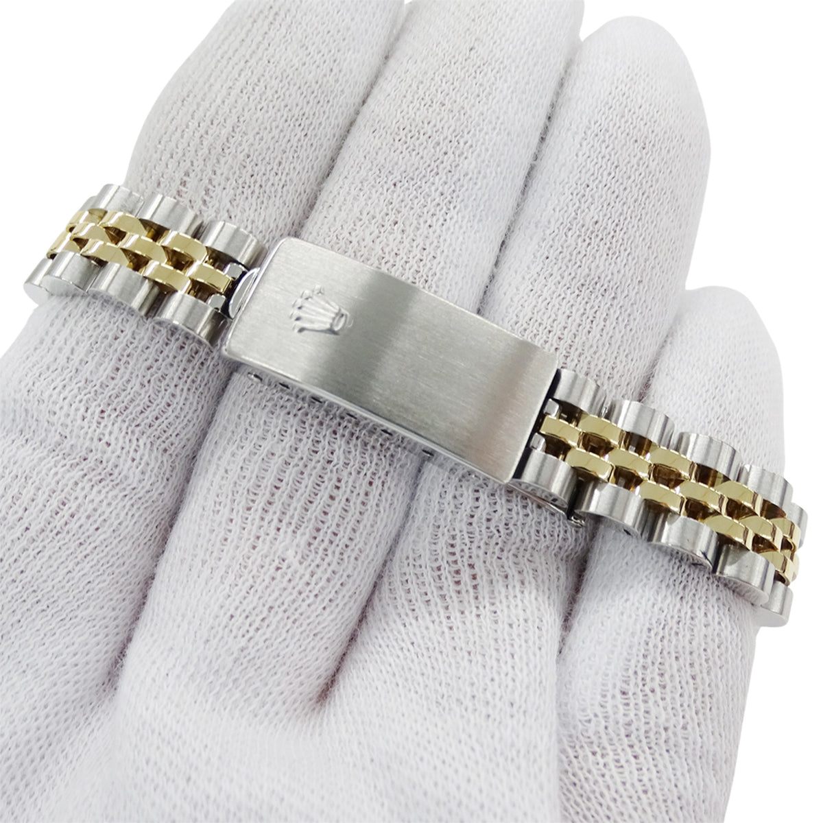 Rolex Datejust 69173 W, goldenes Zifferblatt, 26 mm Uhr