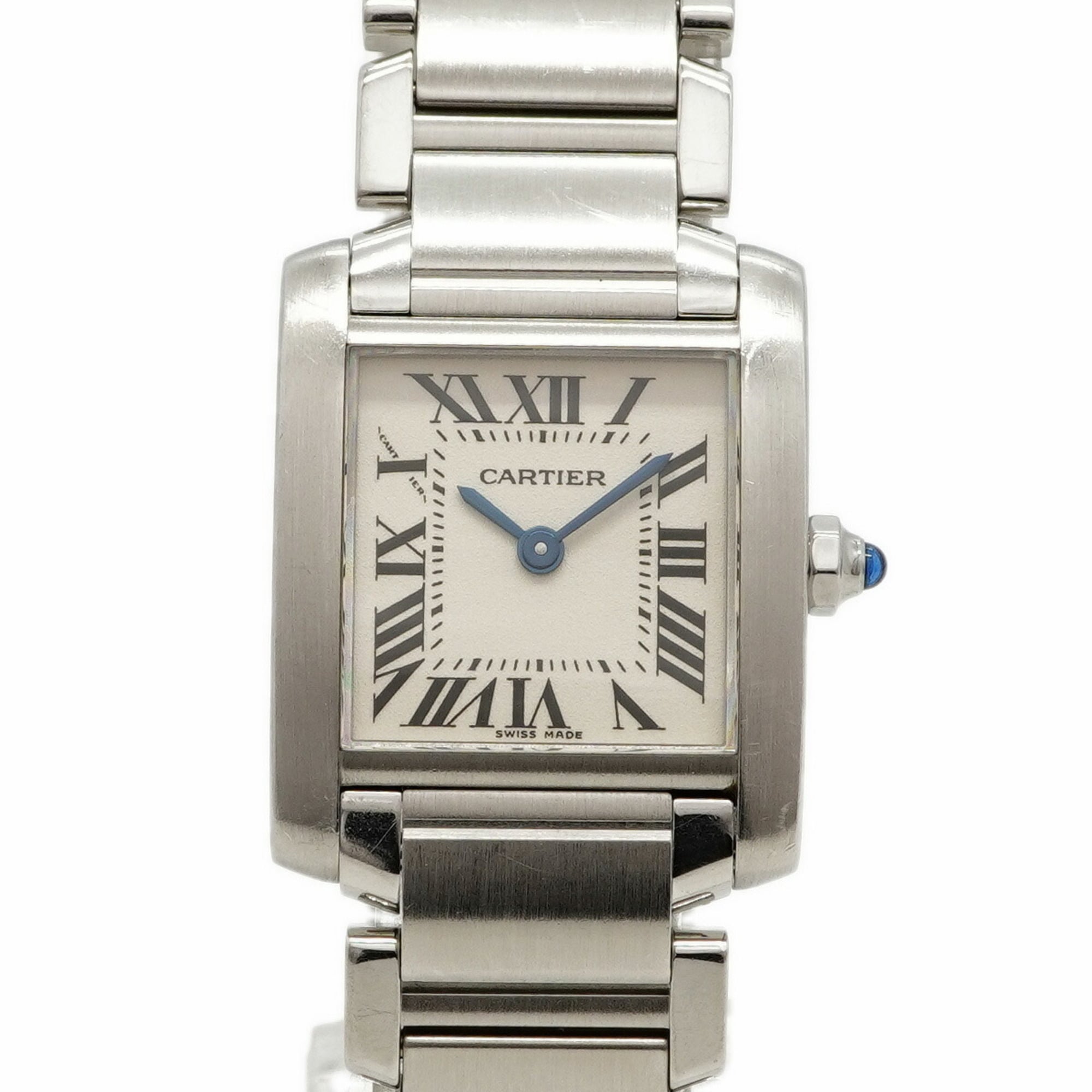 Cartier Tank FranÃ§aise SM W51008Q3 Ivory Dial Women's Watch