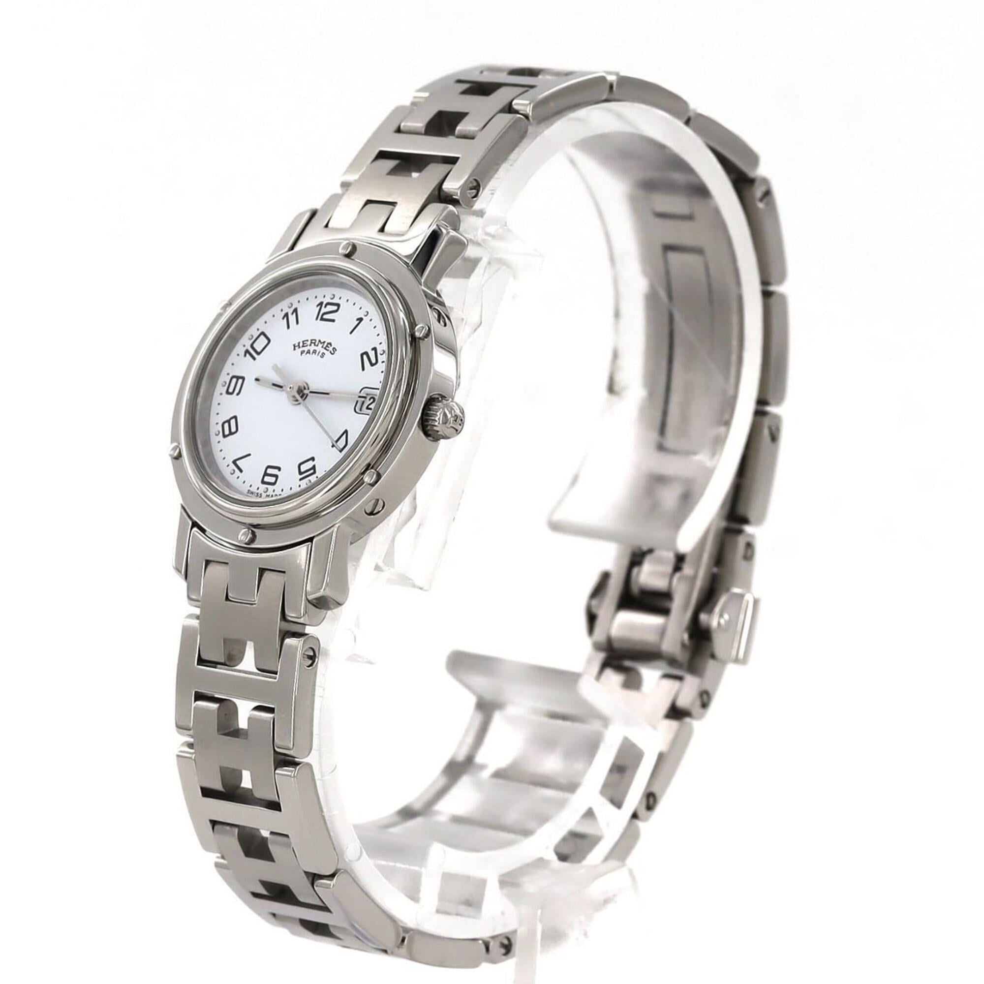 Hermes Clipper CL4.210 SS Quartz Watch