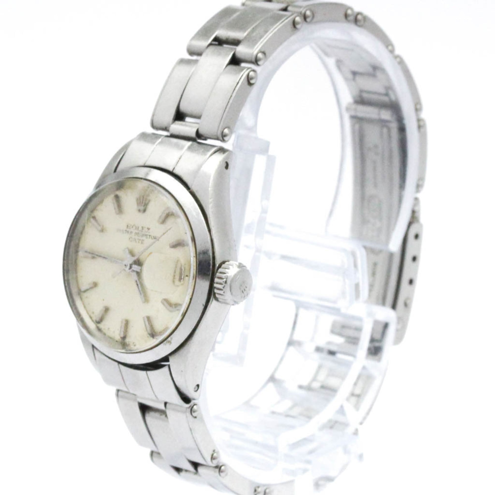 Rolex Oyster 6516 Silver Dial Stainless steel 25mm Watch