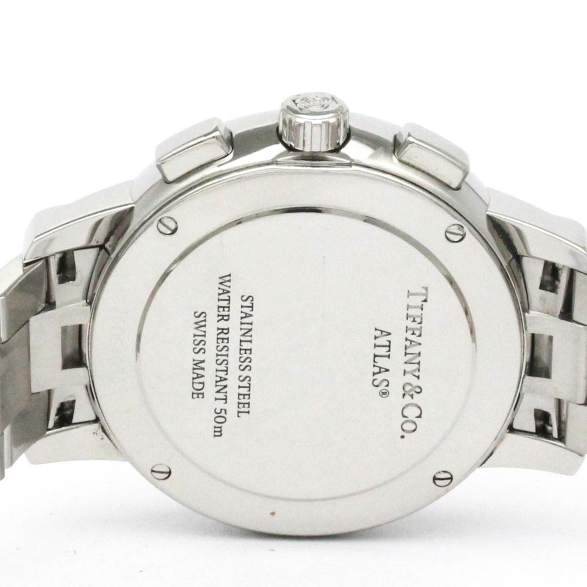 TIFFANY Atlas Dome Diamond Steel Quartz herenhorloge 33989555