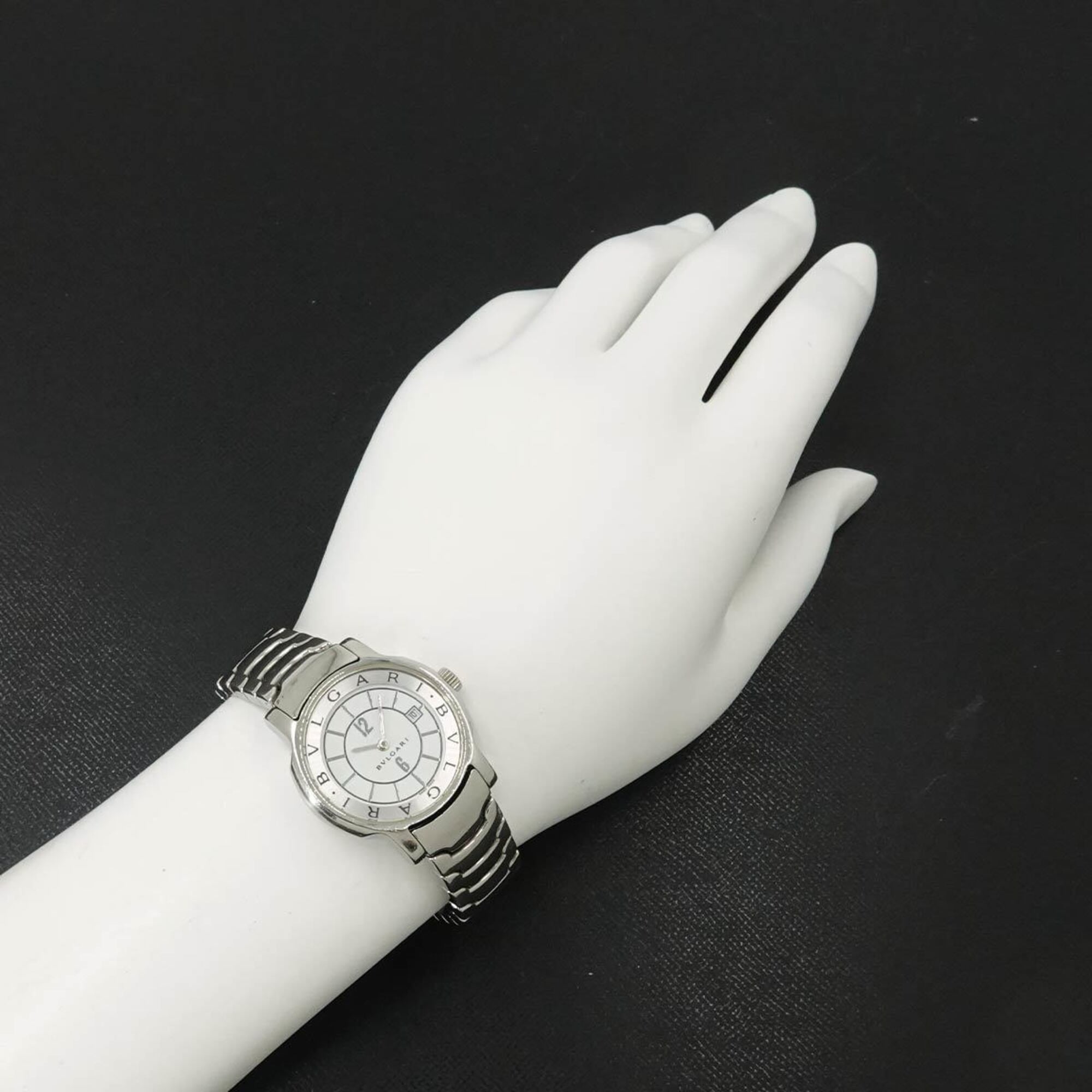 Bulgari BVLGARI Solo Tempo ST29S Wo Date White Quartz