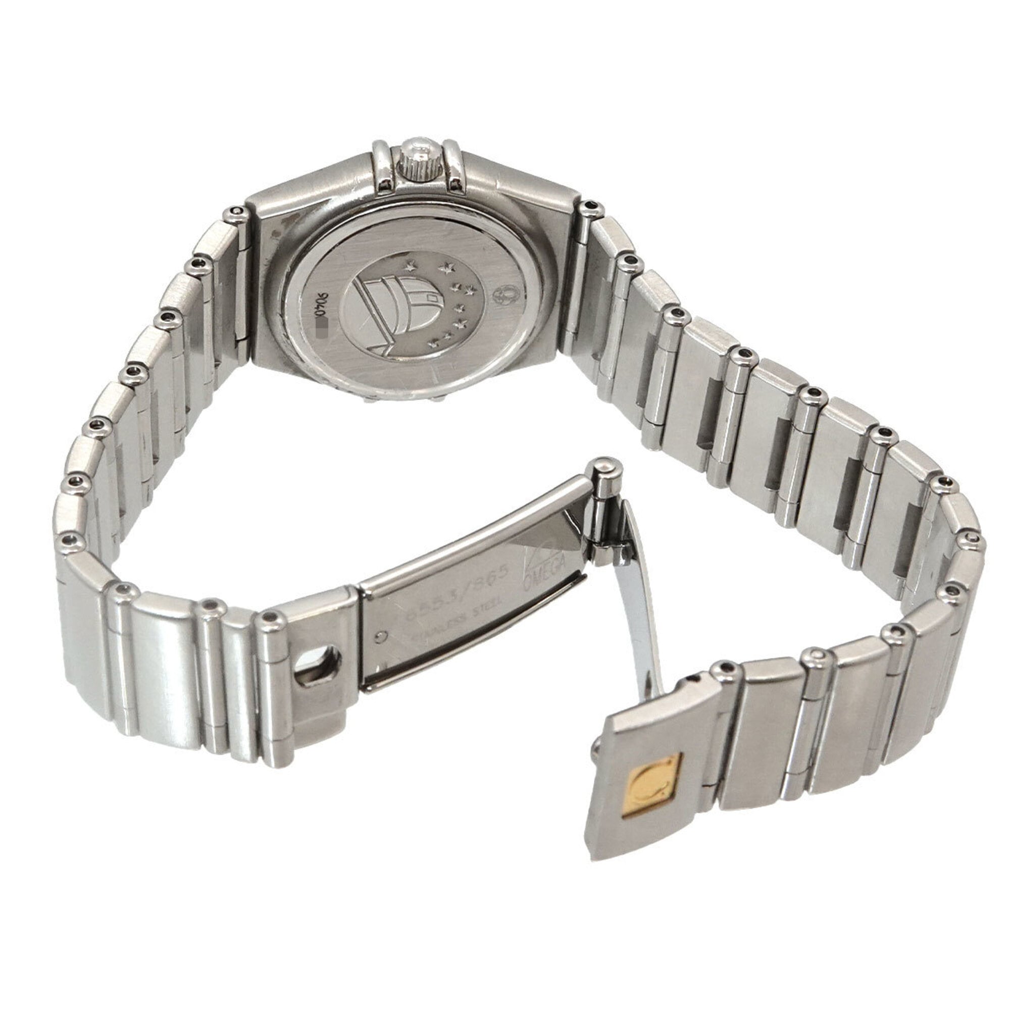 Omega Constellation 1562 40 Damenuhr, grau, Quarzuhr