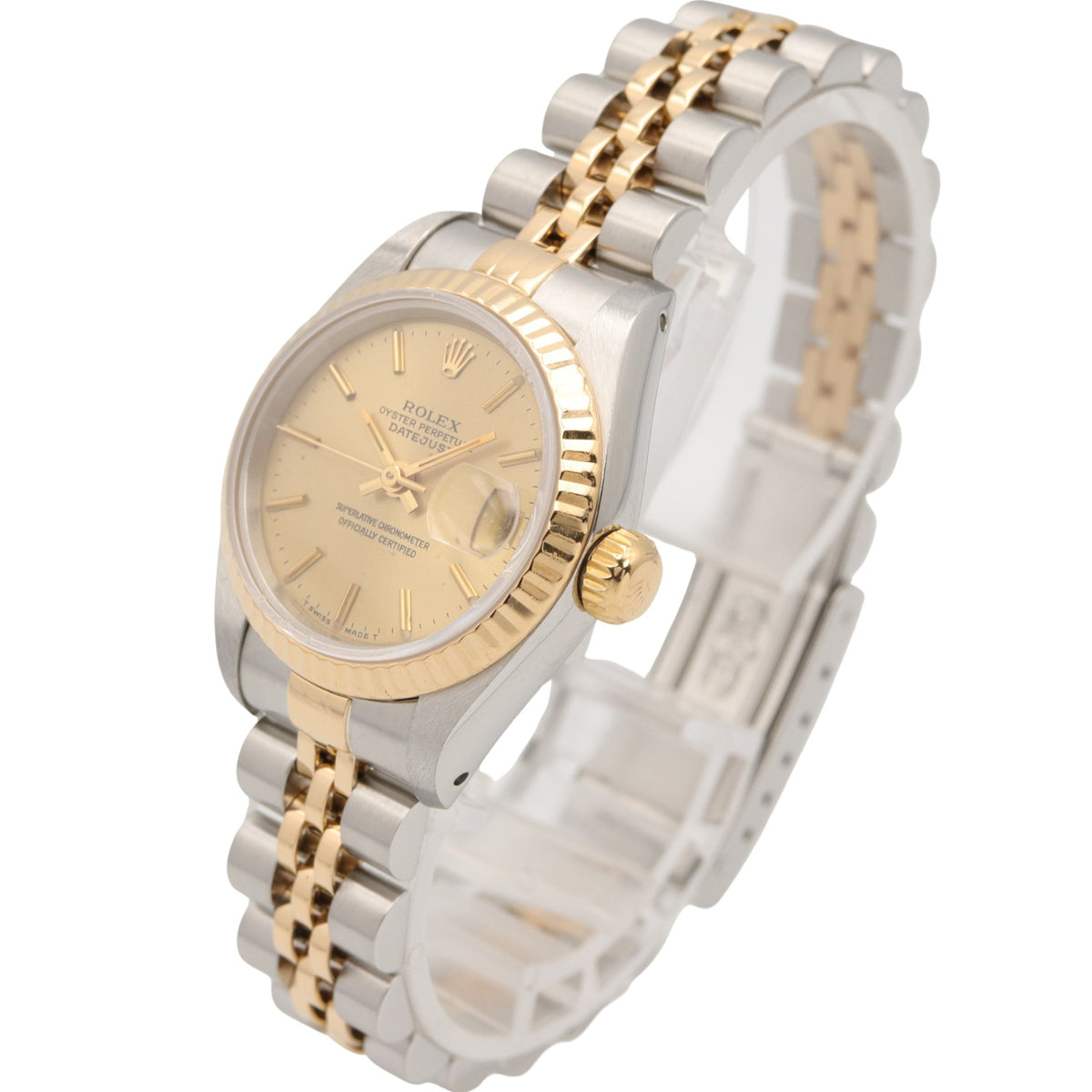 Rolex Datejust X-series 18K ( 69173 Champagne, Gold Dial 26mm Watch