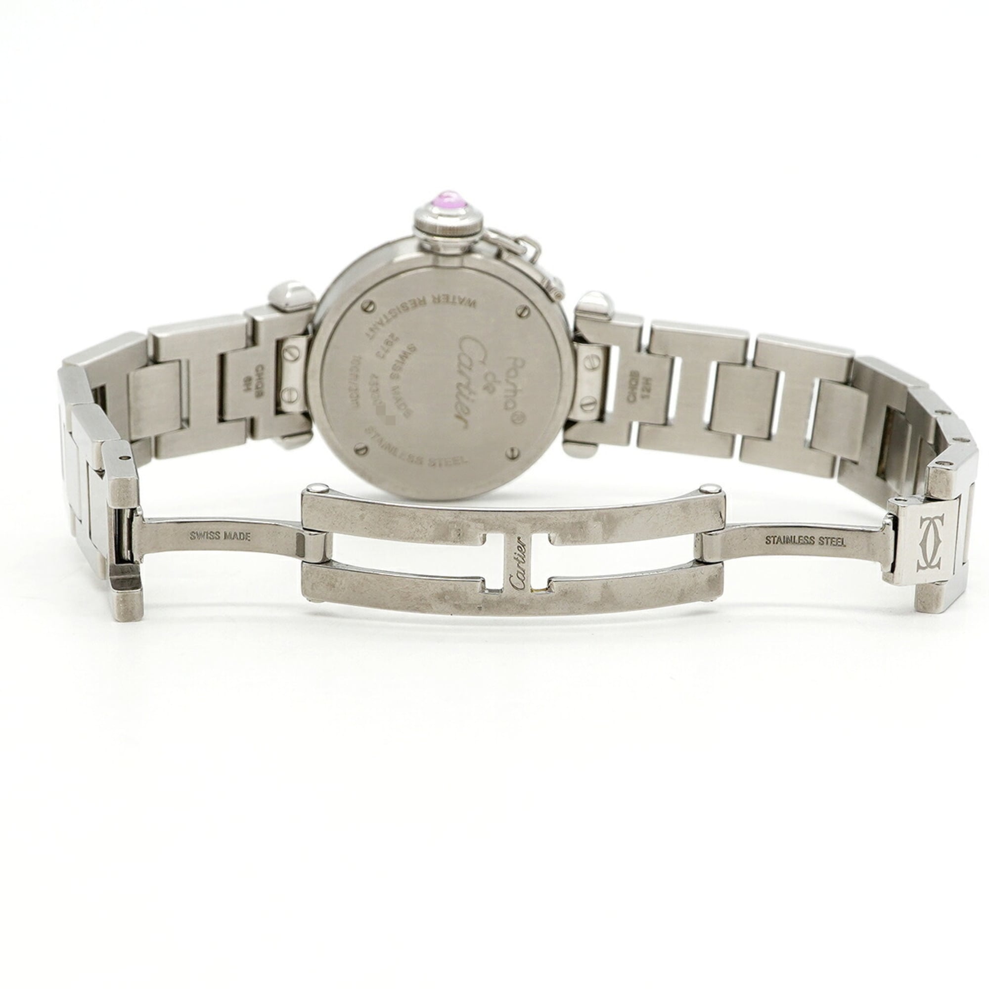 Cartier Miss Pasha W3140008 Pink Dial 26mm Watch