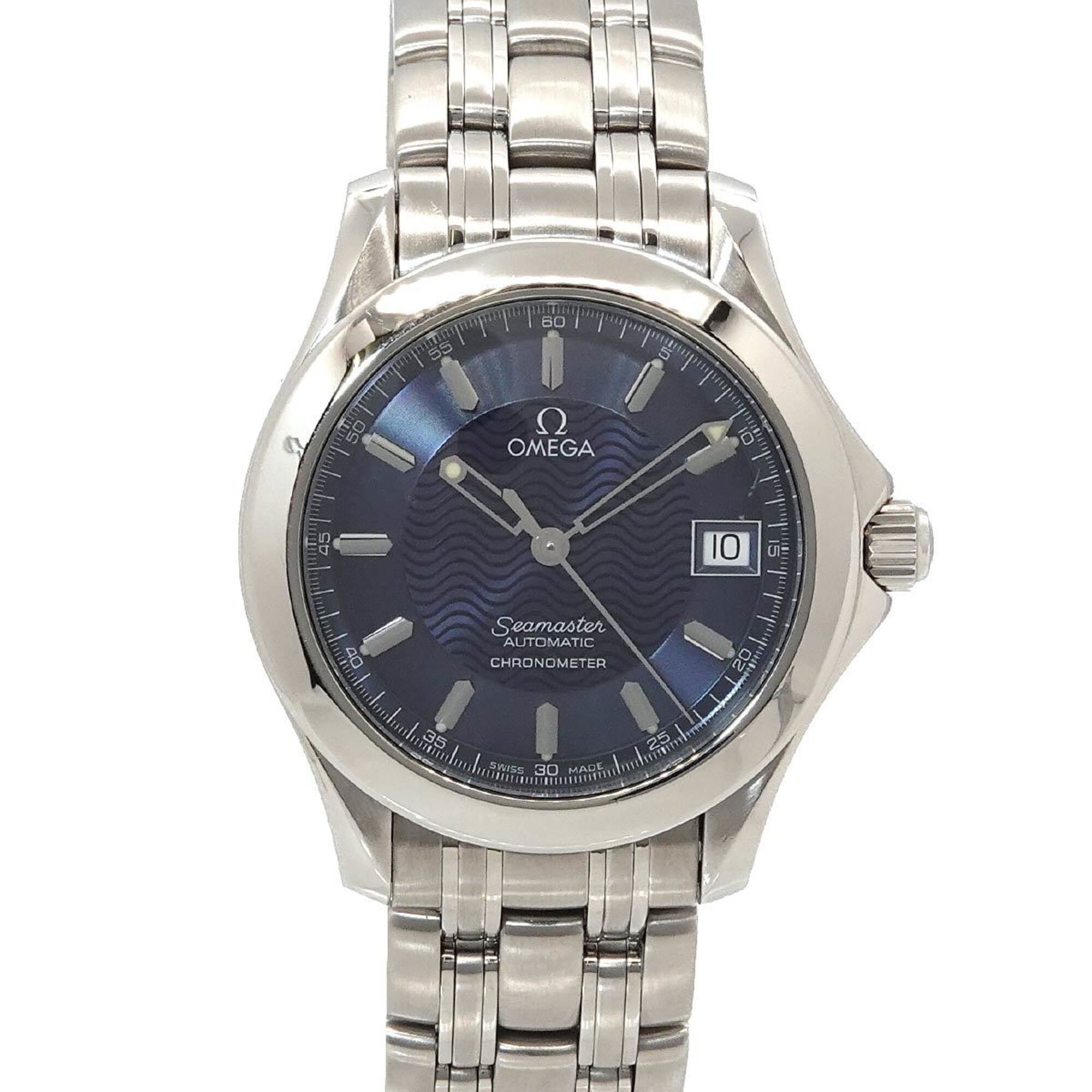Omega Seamaster 120m 2501 81 Men's Watch, Date, Navy, Automatic Movement