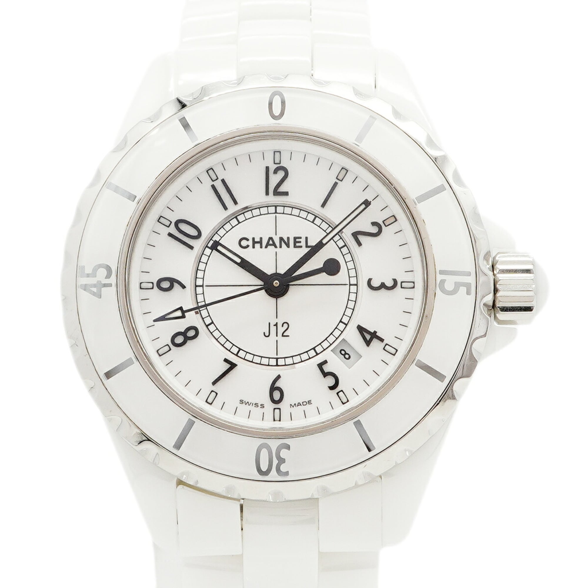 Chanel J12 H0968 White Dial 33mm Watch