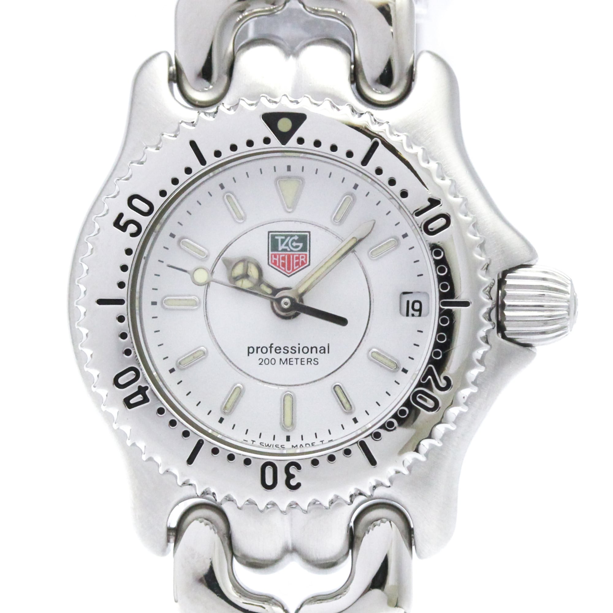 TAG Heuer Sel WG1412 White Dial 24mm Watch