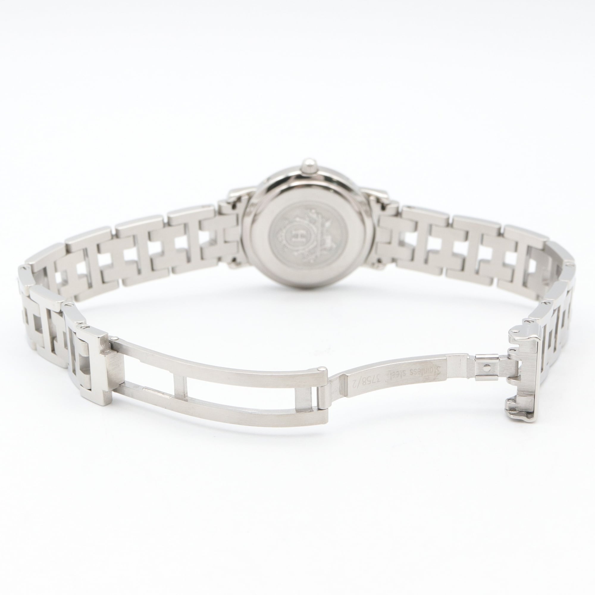 Hermes Clipper CL4.210 Horloge met witte wijzerplaat, 24 mm