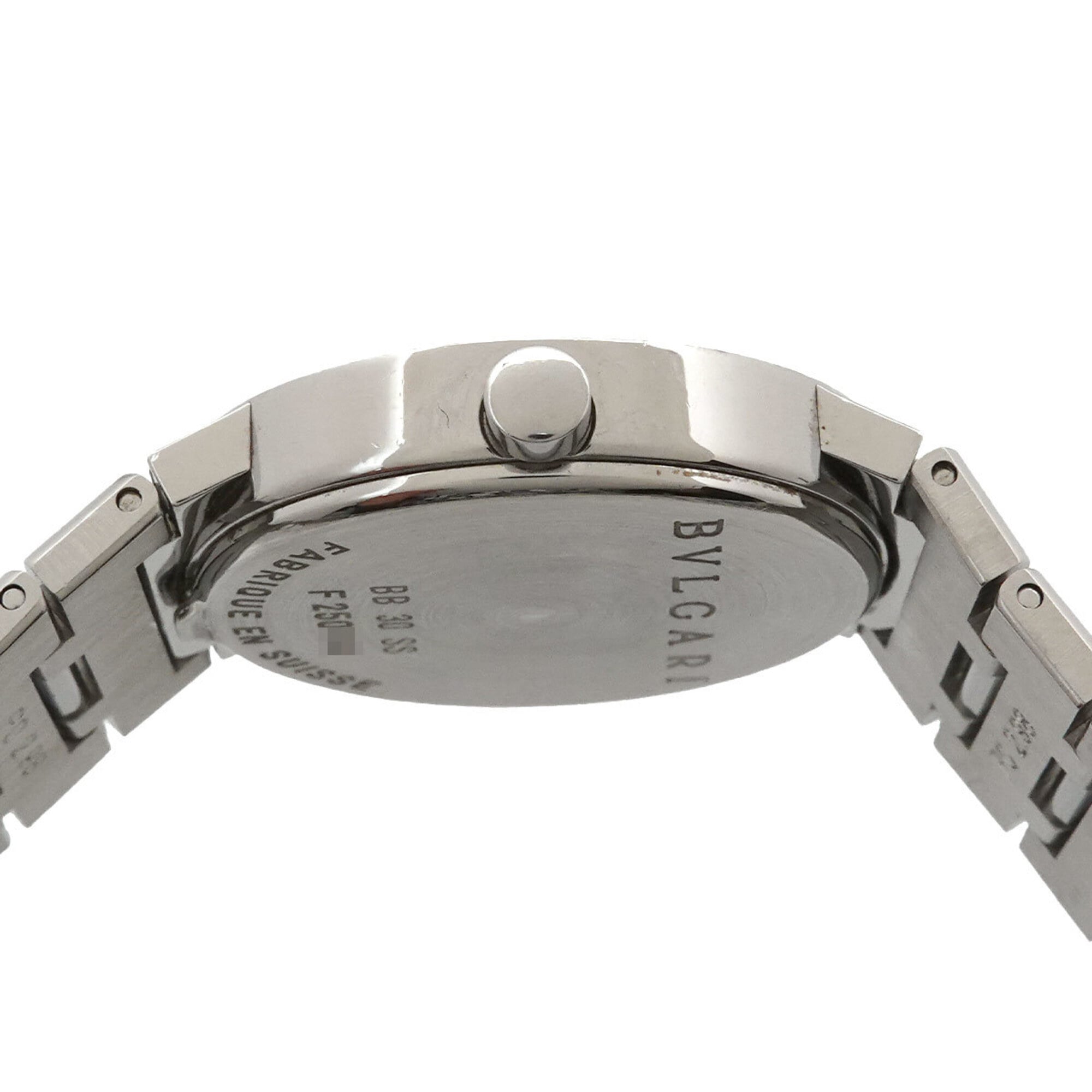 BVLGARI BB30SS Boys' Watch Date Black Quartz
