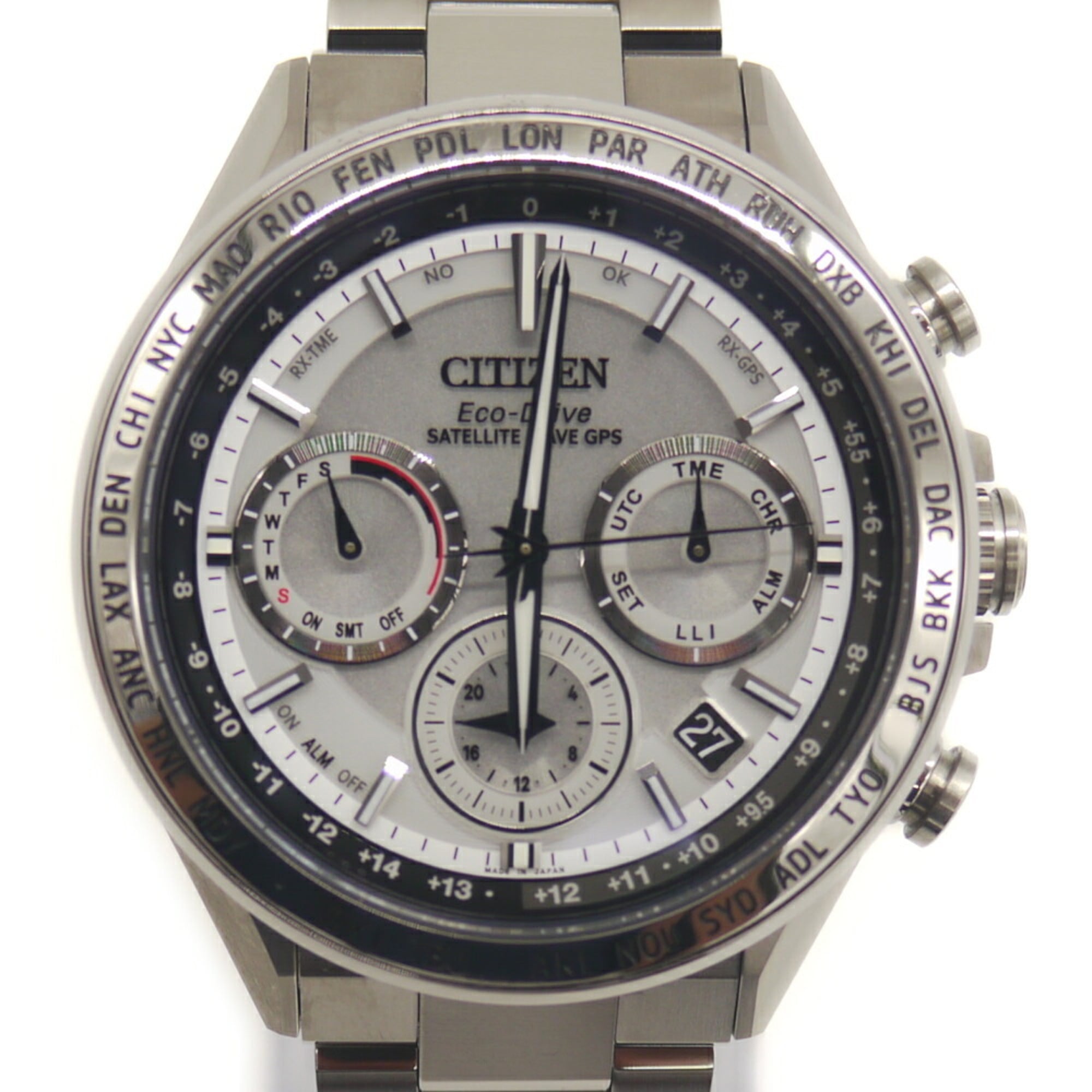Citizen Eco-Drive CC4010-80A Silver Dial 44mm Watch