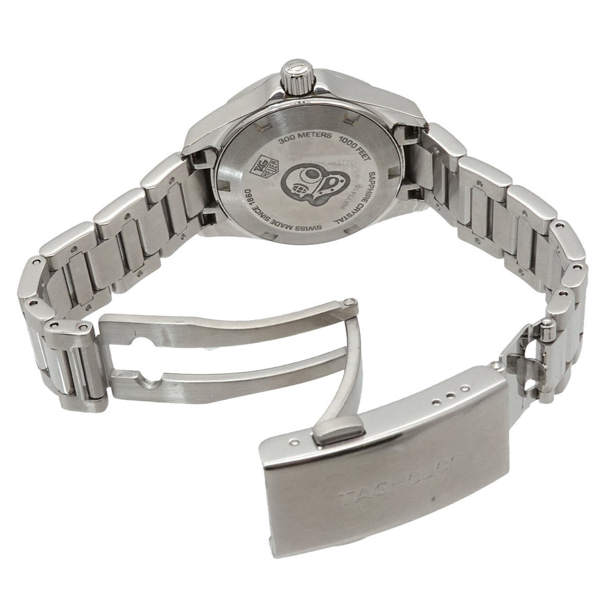 TAG Heuer Aquaracer 300 m WAY1410 Schwarz Zifferblatt 28 mm Uhr