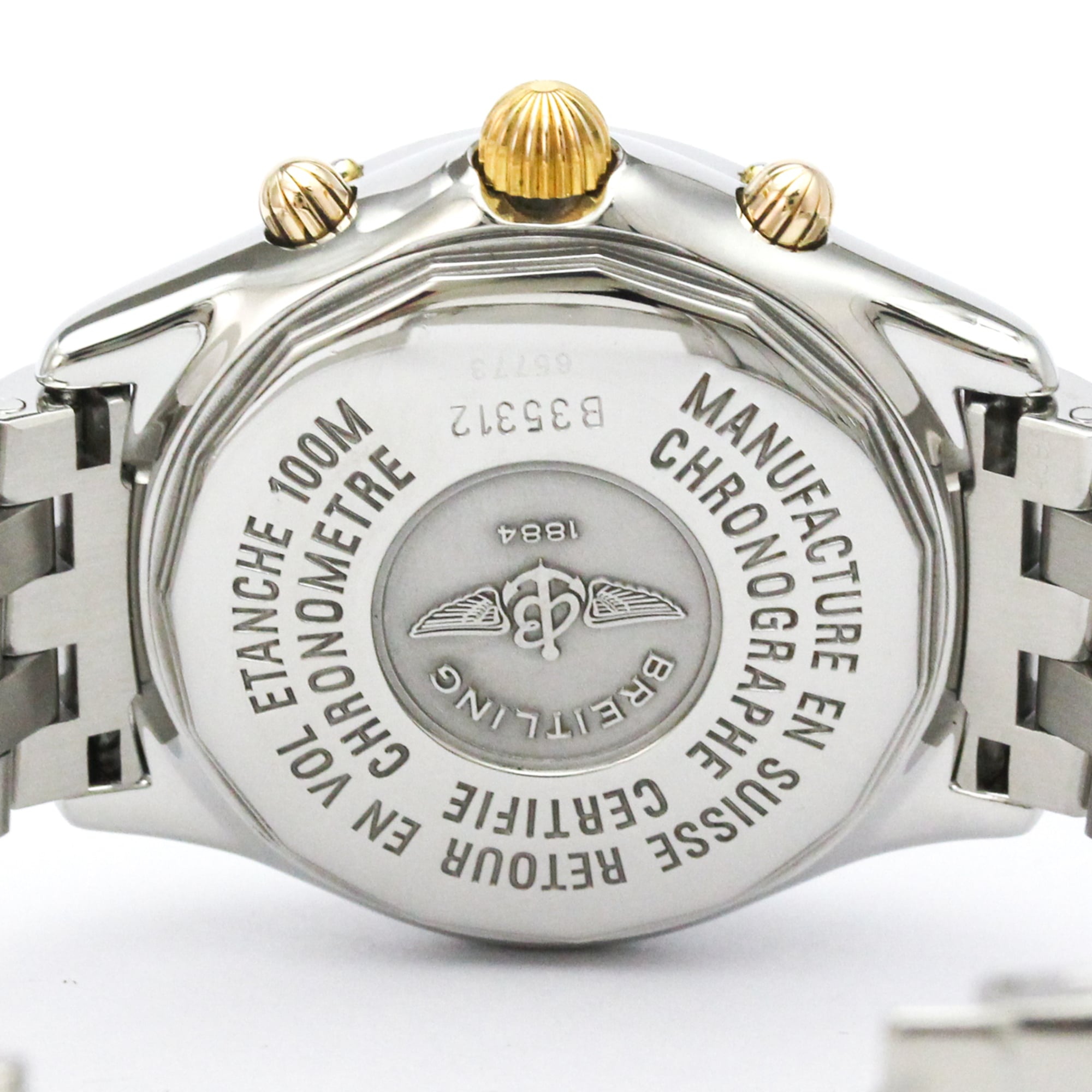 Breitling Shadow B35312 Black Dial 39mm Watch